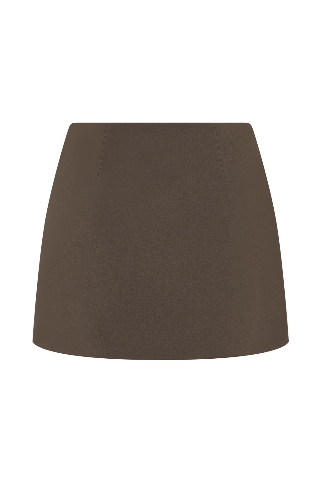 Effy Suiting Mini Skirt - Cacao Brown