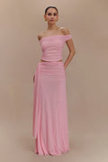 Arna Mesh Maxi Skirt - Candy Pink