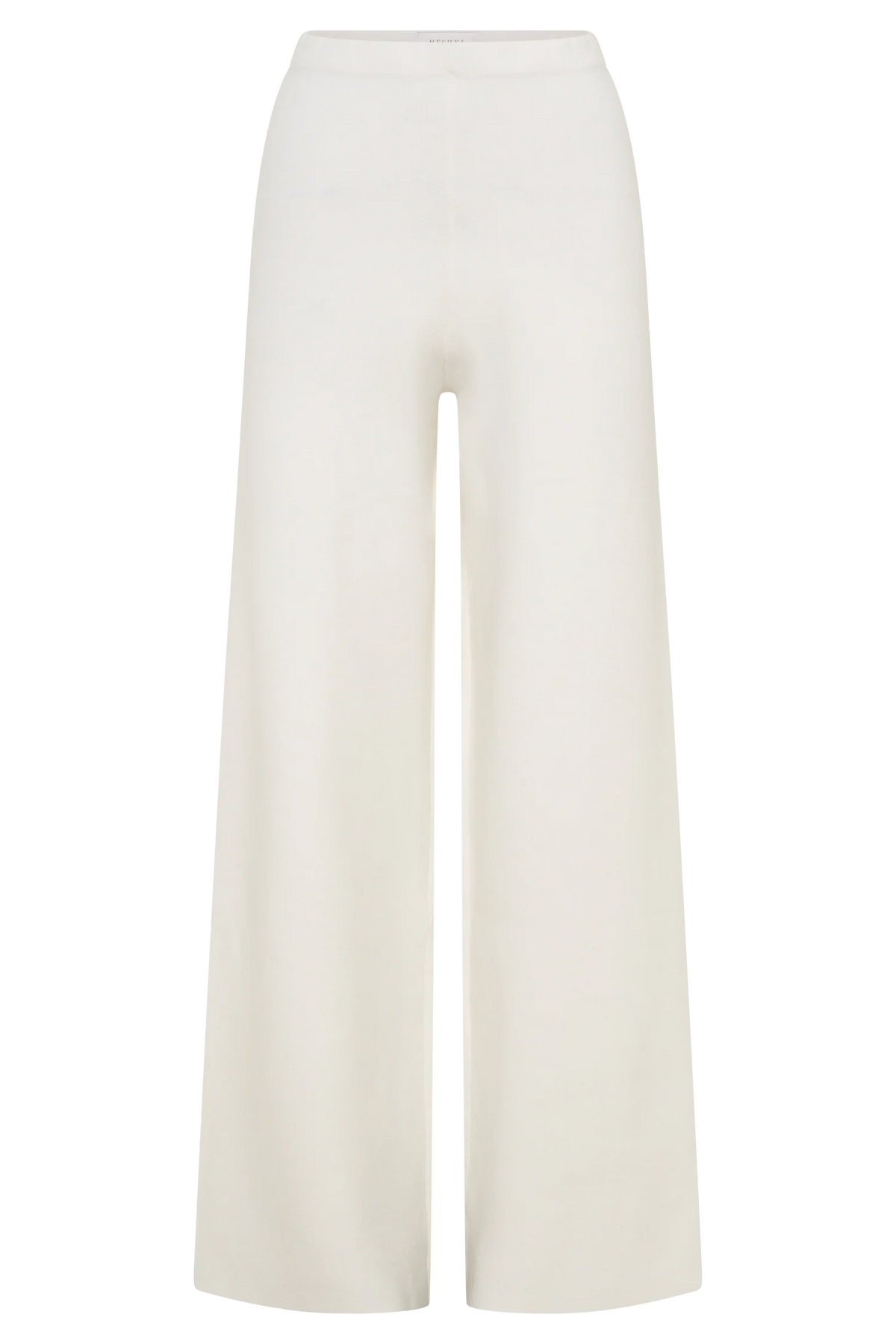 Kerrymae Straight Leg Knit Pants - Off White