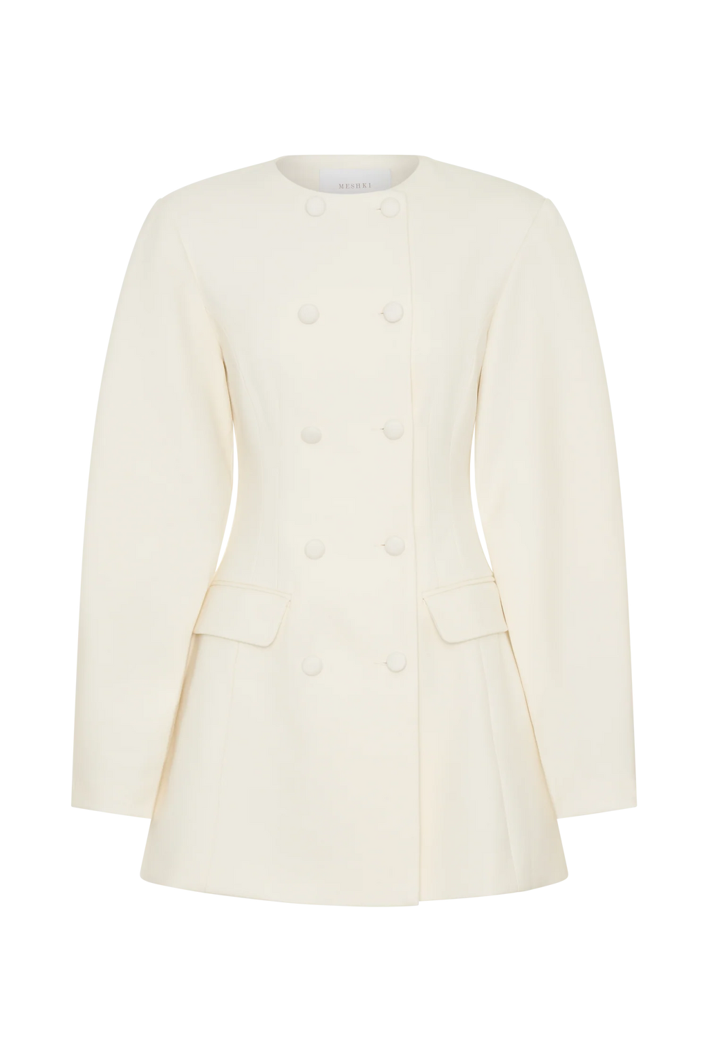 Beatrice Blazer Mini Dress - Ivory