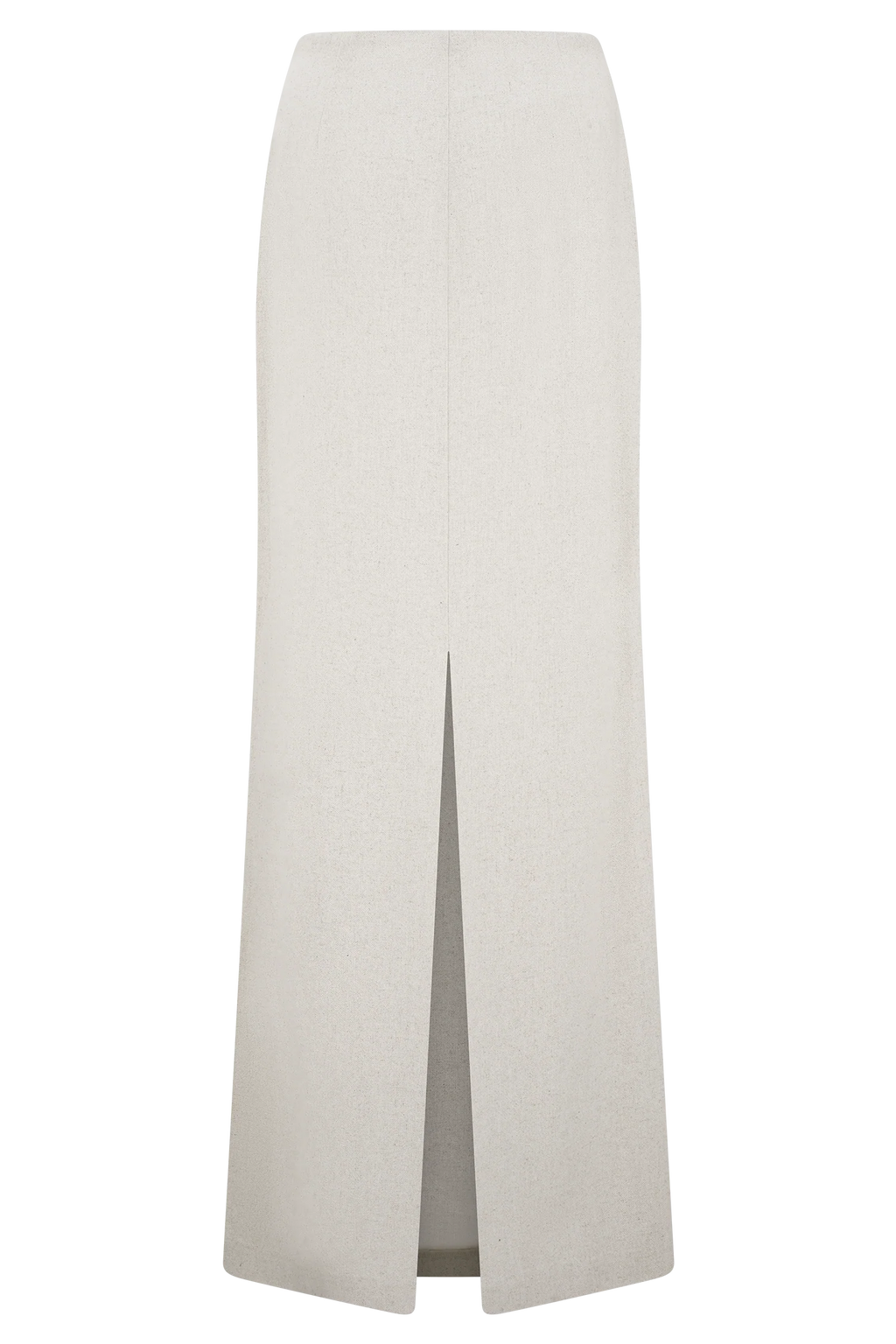 Casey Linen Embroidered Maxi Skirt - Natural