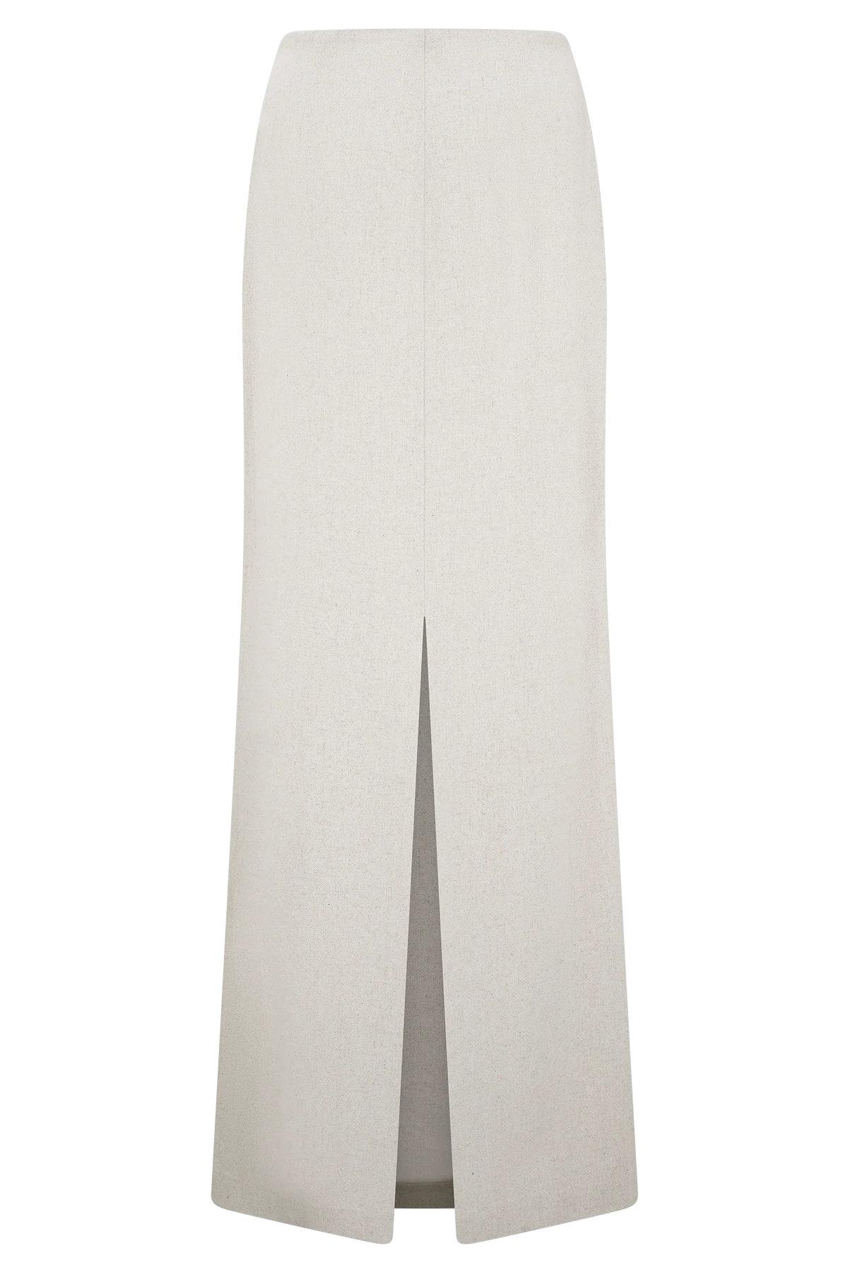 Casey Linen Embroidered Maxi Skirt - Natural