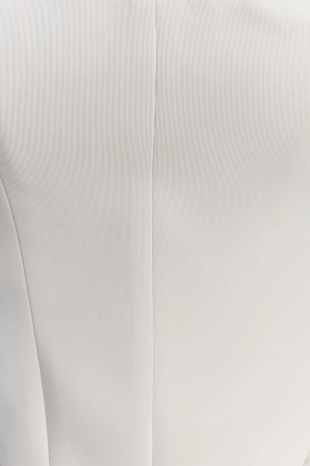 Karina Strapless Scuba Corset  - White
