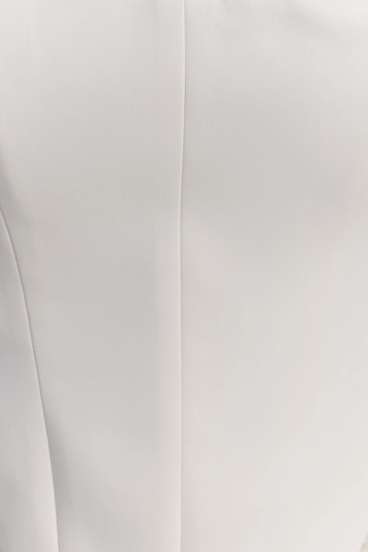 Karina Strapless Scuba Corset  - White