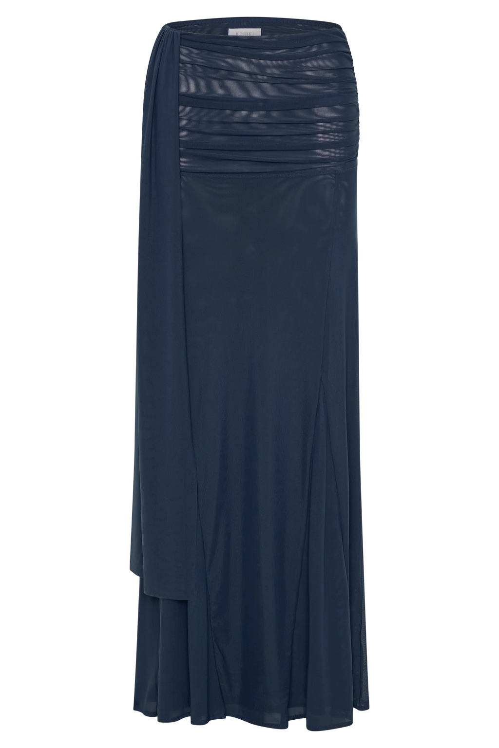 Arna Mesh Maxi Skirt - Midnight Blue