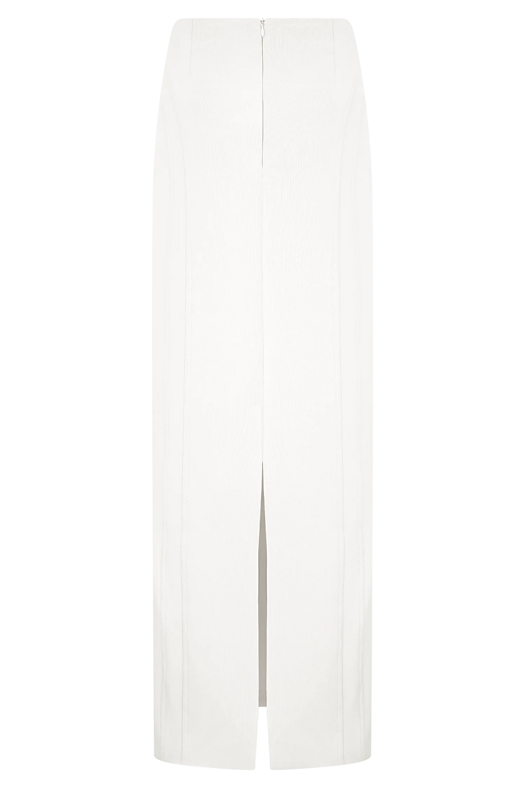 Alma High Waist Maxi Skirt - White