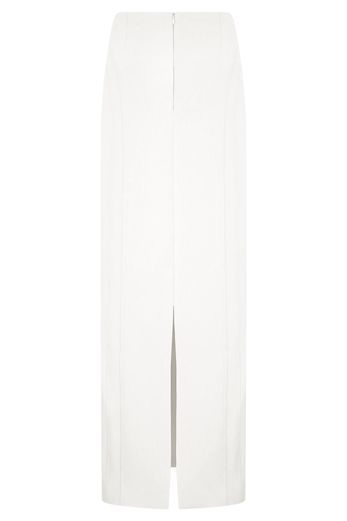 Alma High Waist Maxi Skirt - White