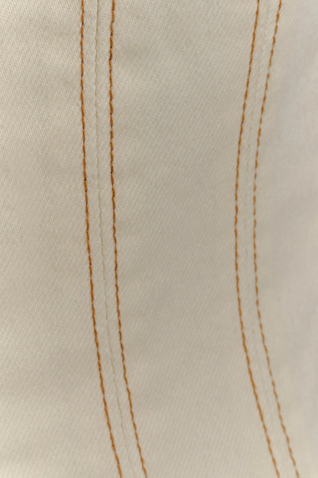 Loretta Cap Sleeve Denim Top - Ecru