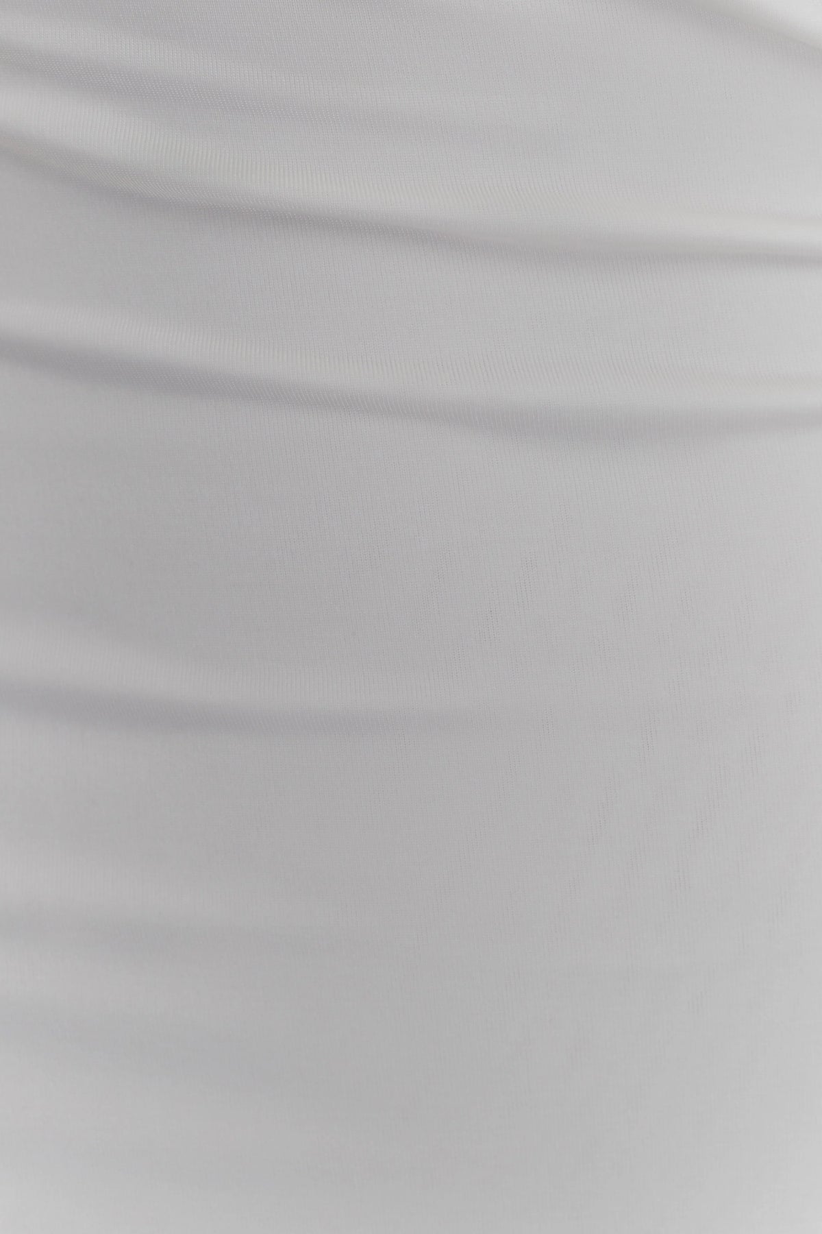 Lottie Slinky Maxi Dress With Split - White