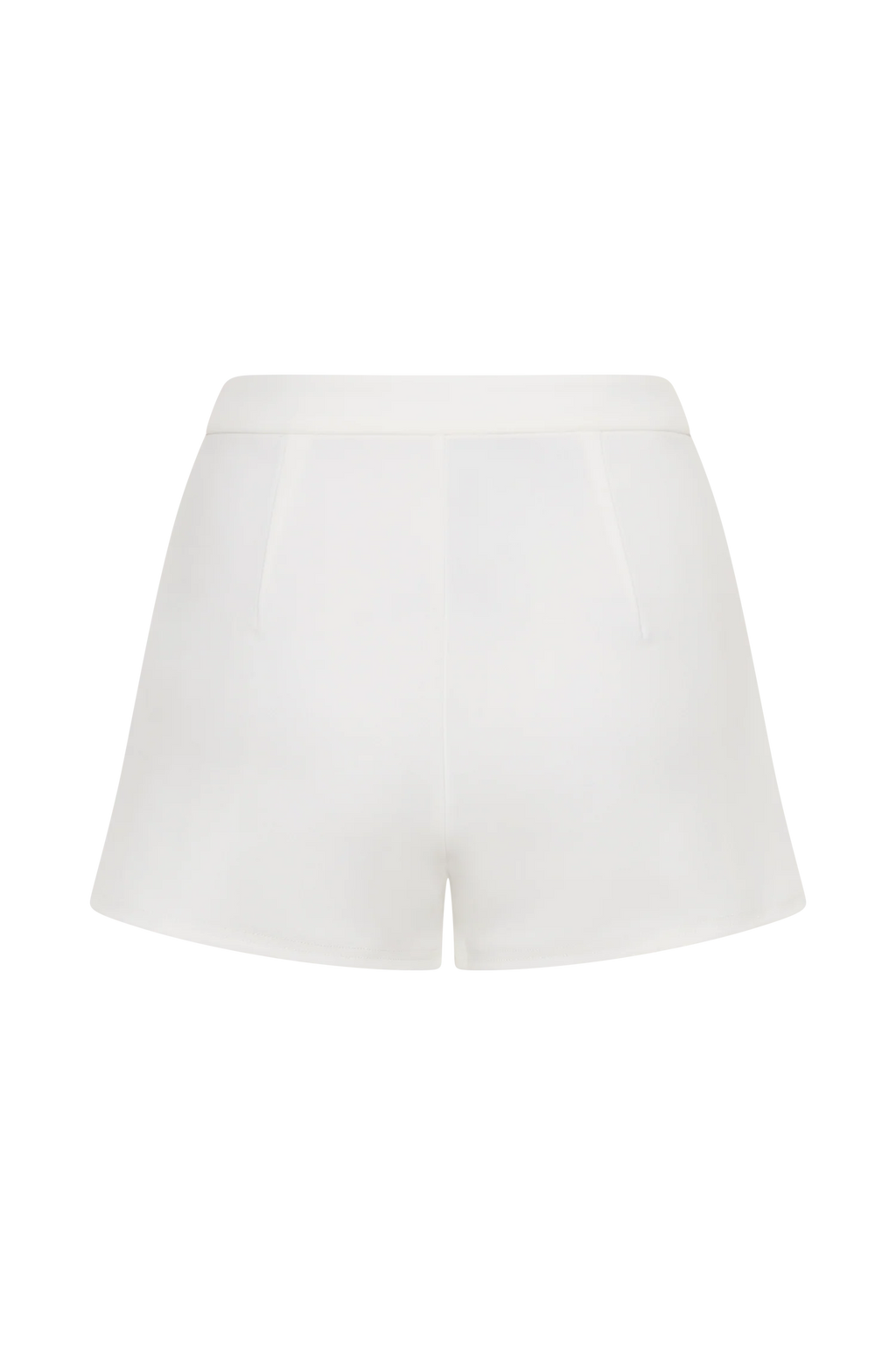 Blanca Stretch Crepe Shorts - White