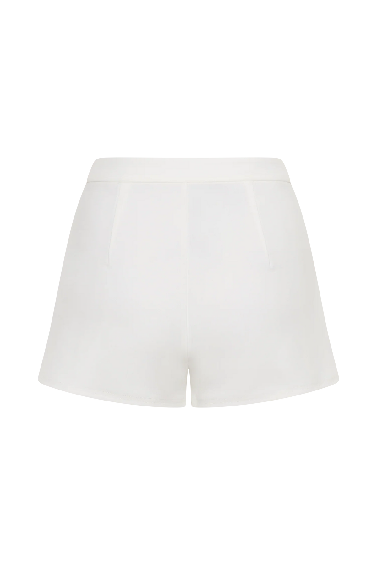 Blanca Stretch Crepe Shorts - White