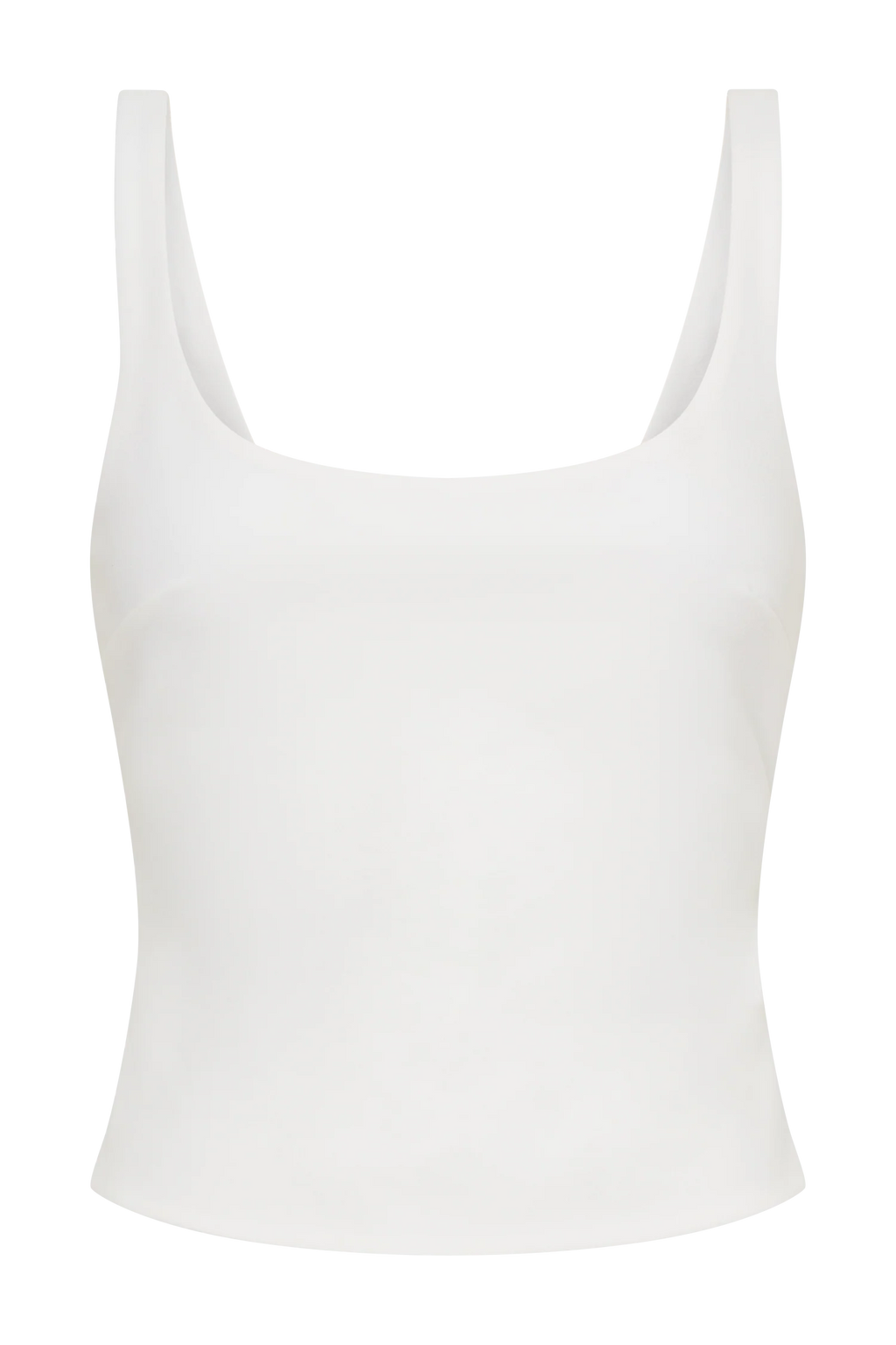 Blanca Stretch Crepe Cami Top - White
