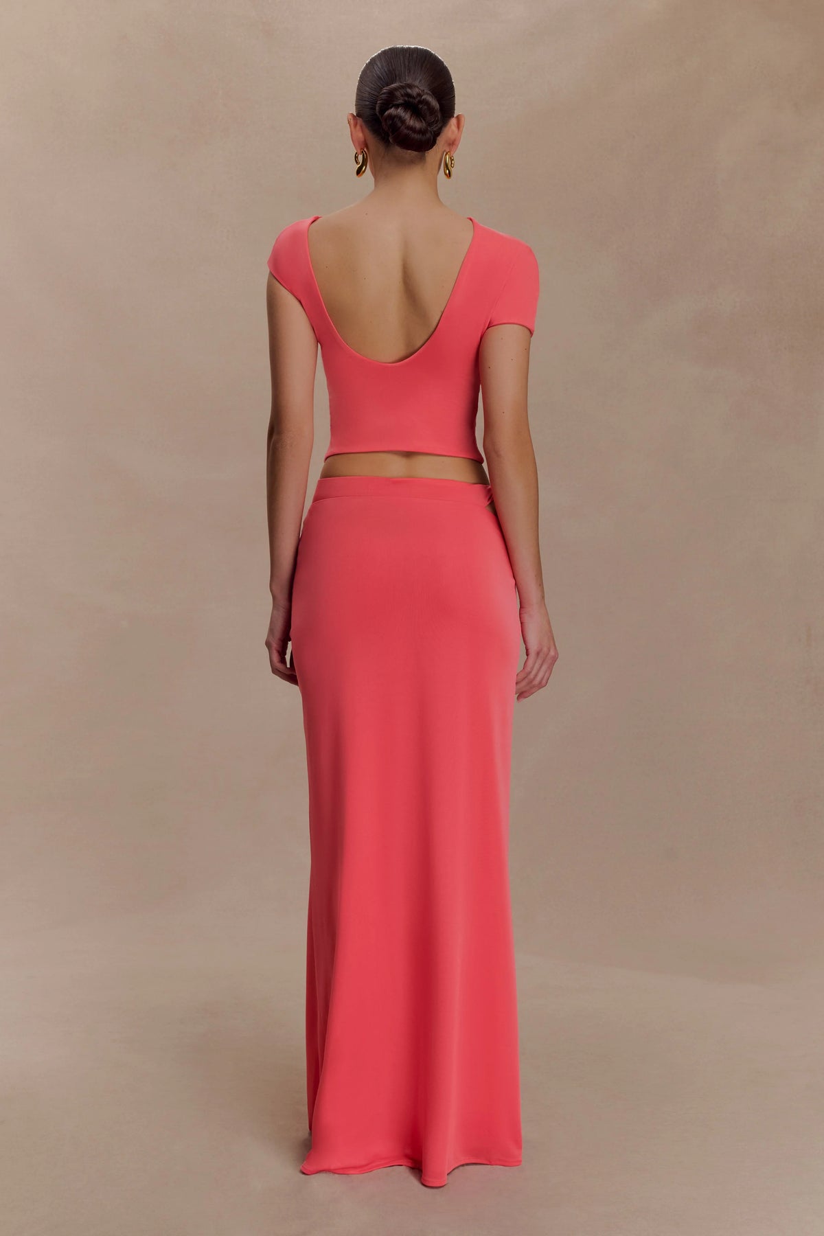 Haven Slinky Twist Top - Coral