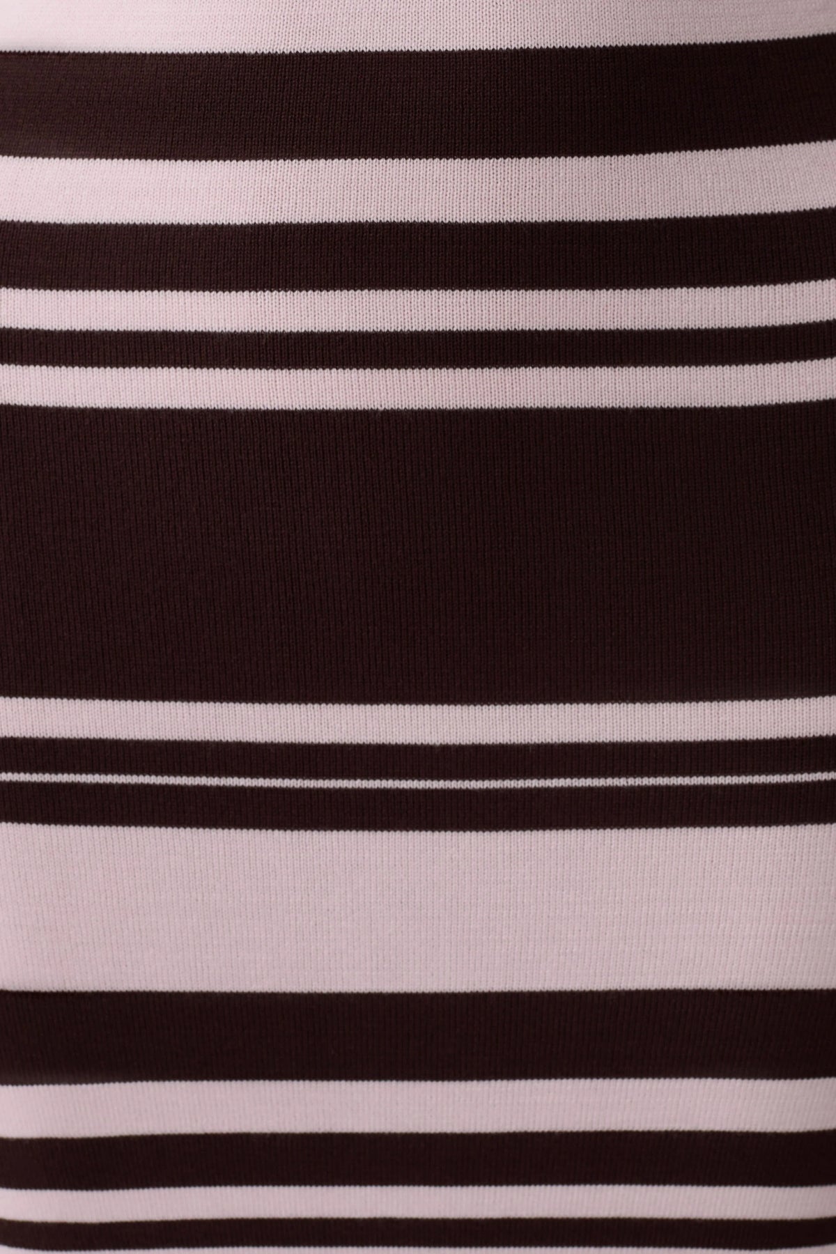 Brienne Stripe Midi Dress - Pink/Chocolate