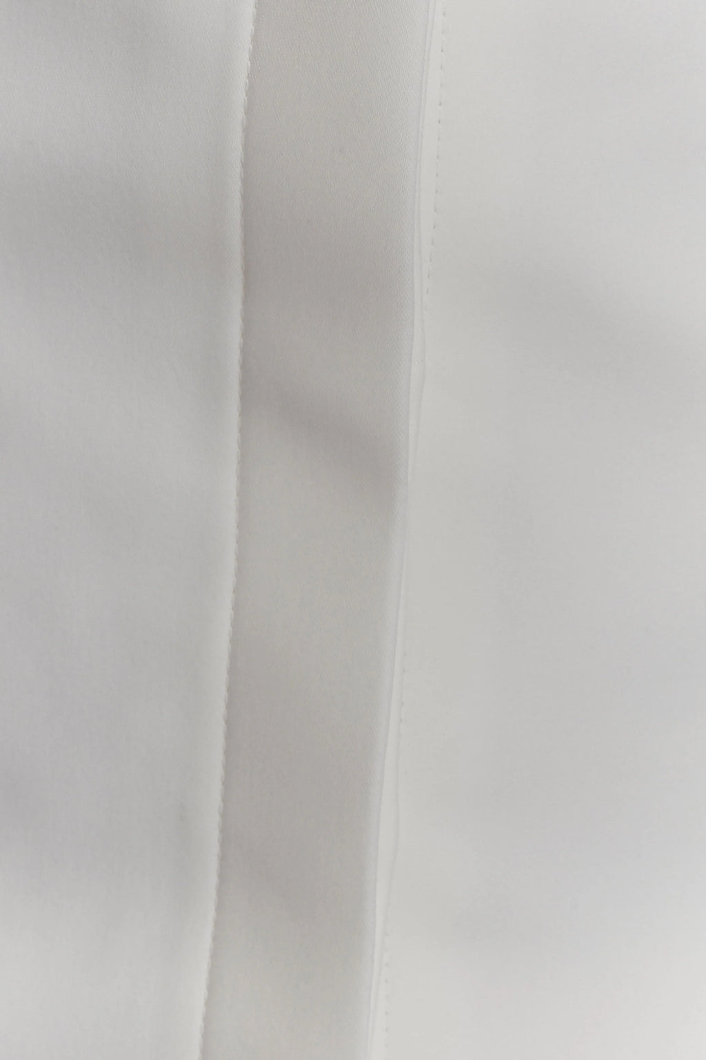 Carina Peplum Cotton Shirt Dress - White