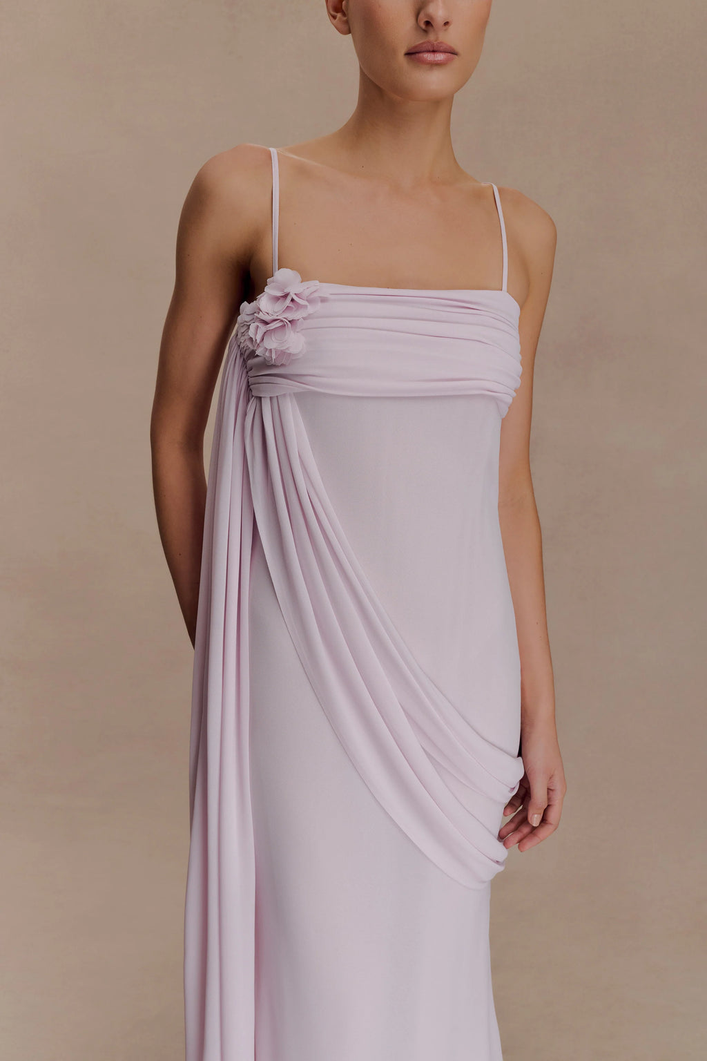 Leena Chiffon Maxi Dress - Light Lilac