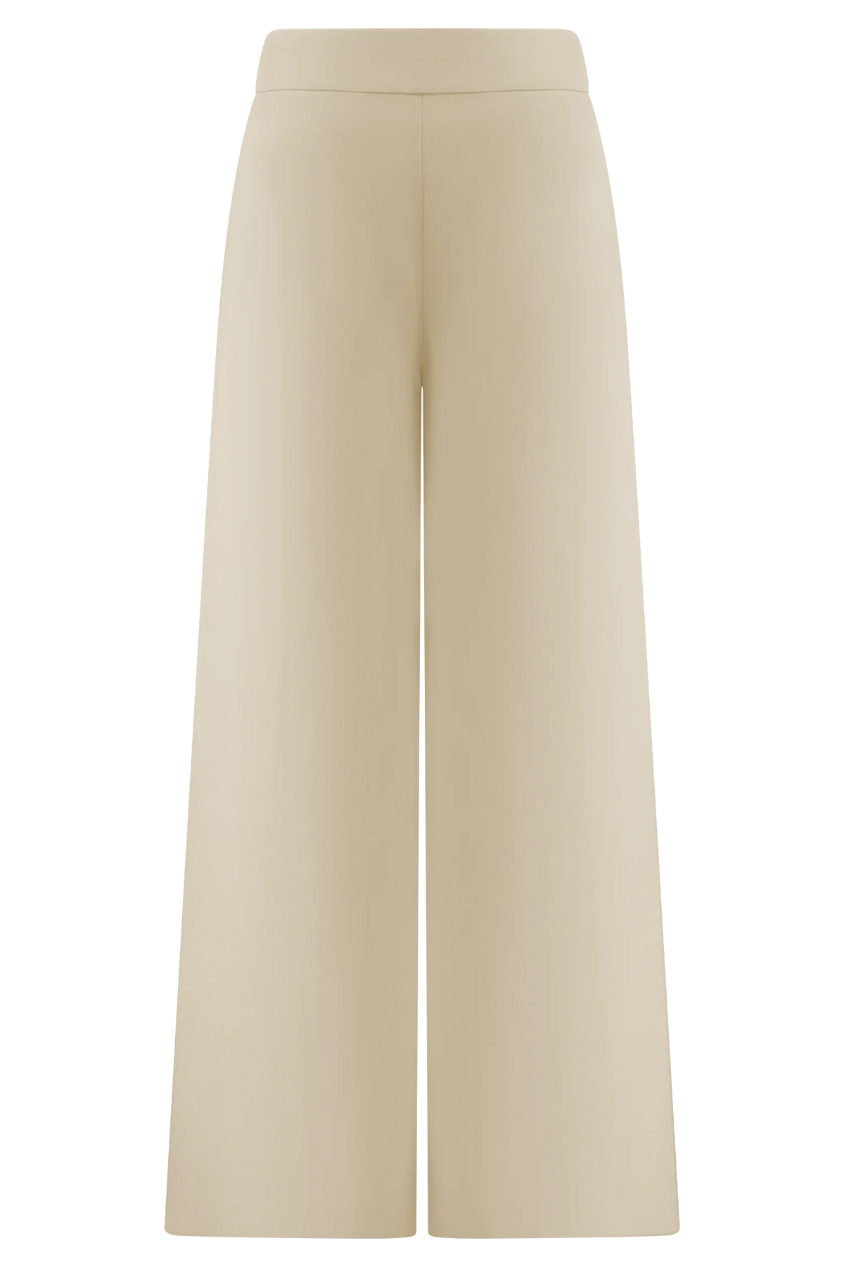 Raya Mid Rise Wide Leg Linen Pant - Natural Beige