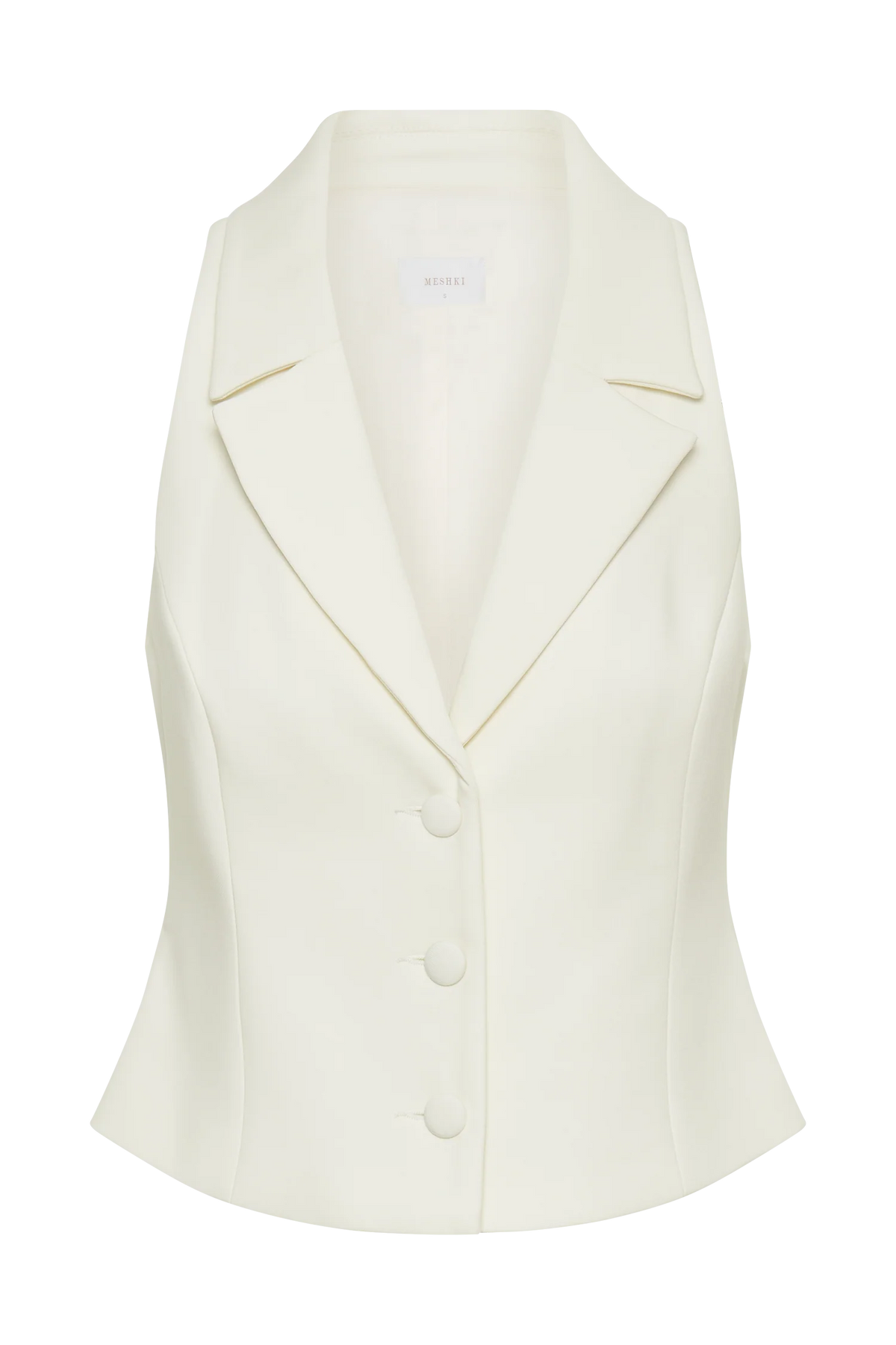 Mura Suiting Vest - Ivory