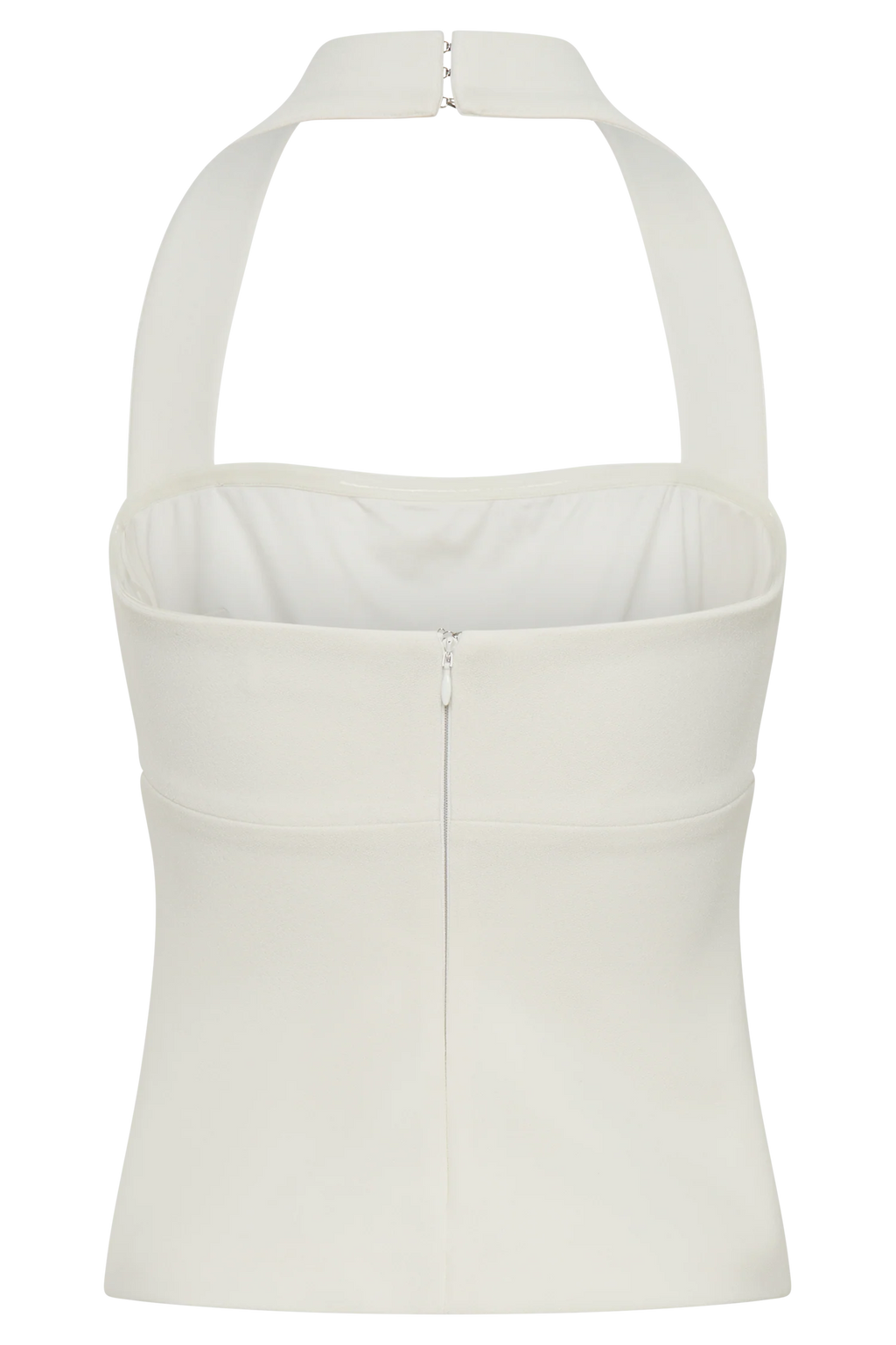 Amelita Suiting Halter Top - Ivory