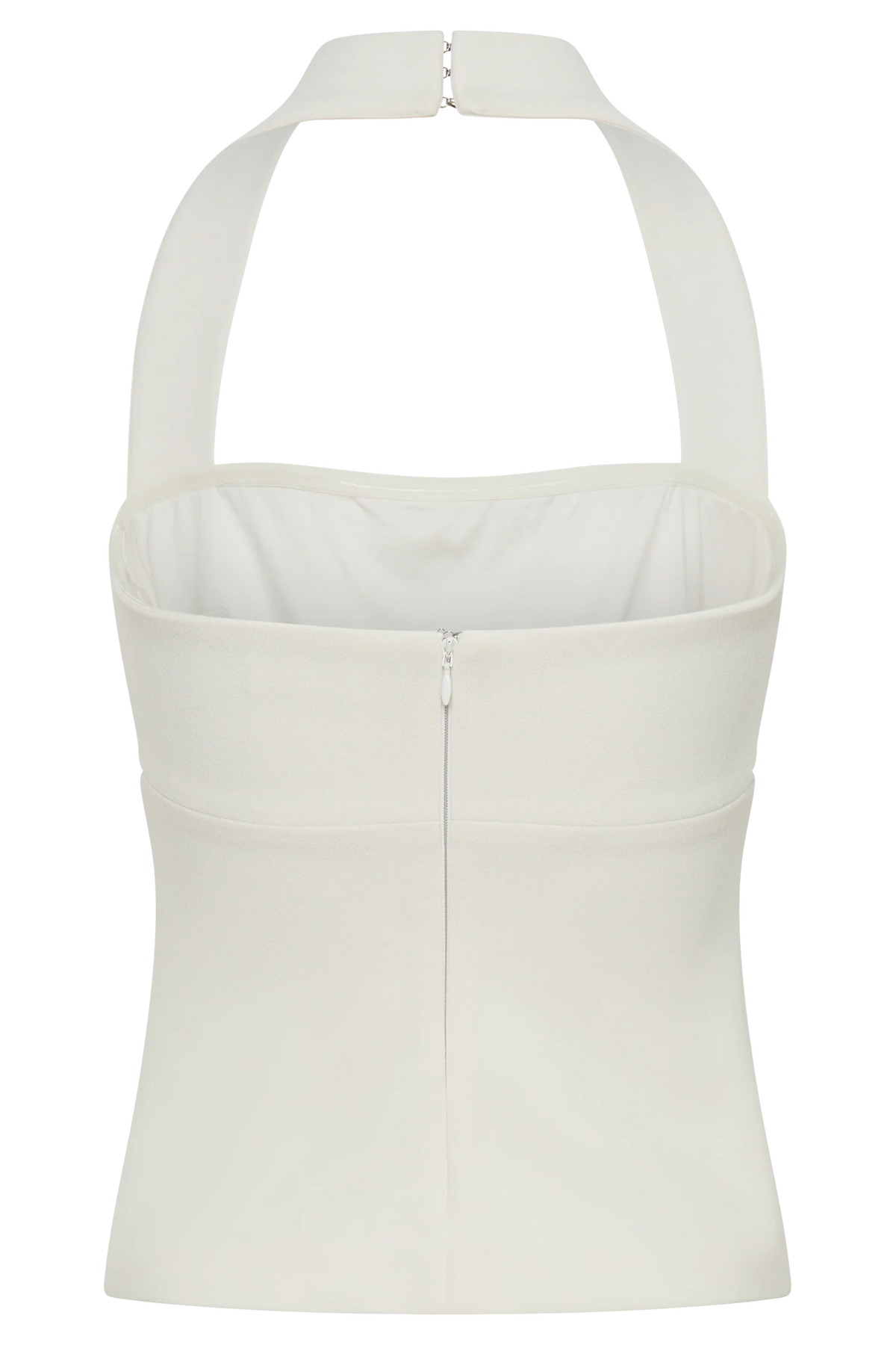 Amelita Suiting Halter Top - Ivory