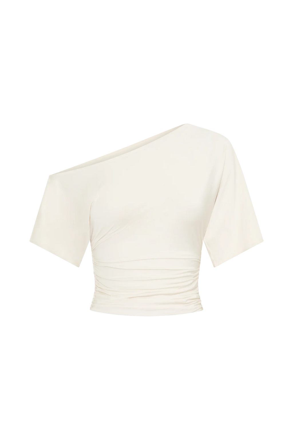 Luu Off Shoulder Slinky Top - Ivory