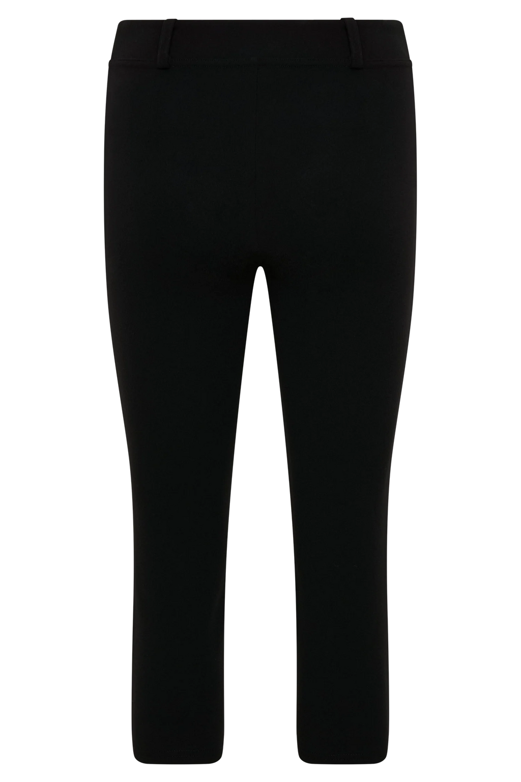 Blanca Stretch Crepe Capri Pants - Black