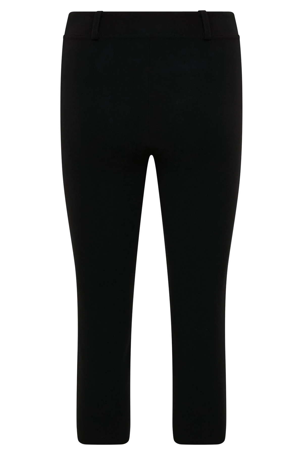 Blanca Stretch Crepe Capri Pants - Black