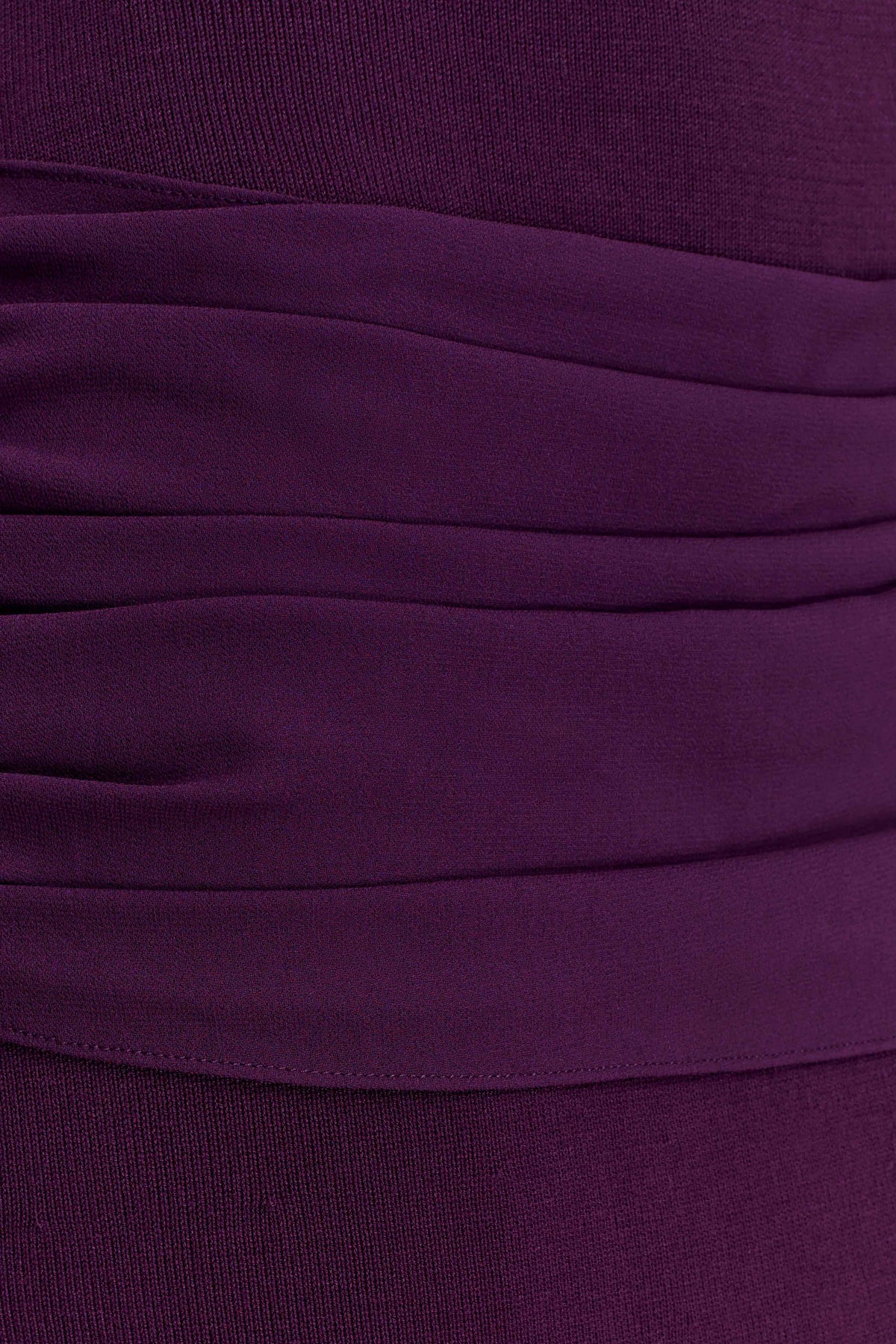 Grayson Knit Chiffon Maxi Dress - Plum