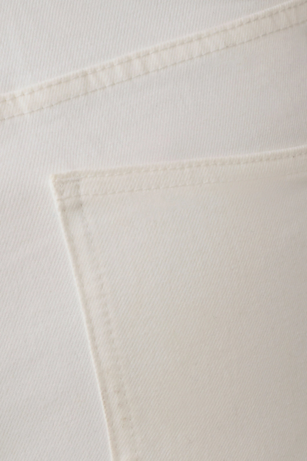 Mary Denim Capris - White