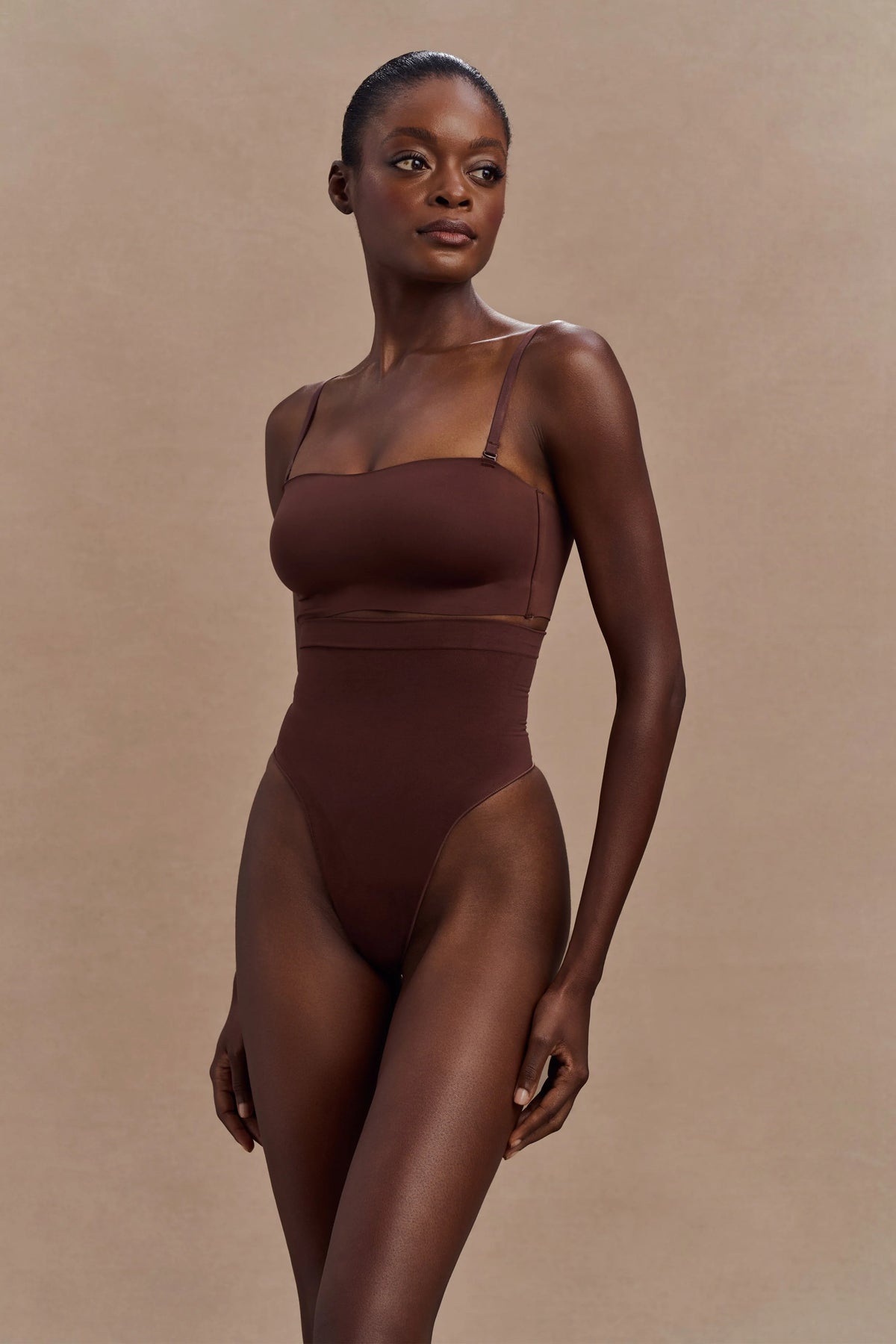 Joanna Strapless Shapewear Bra - Espresso
