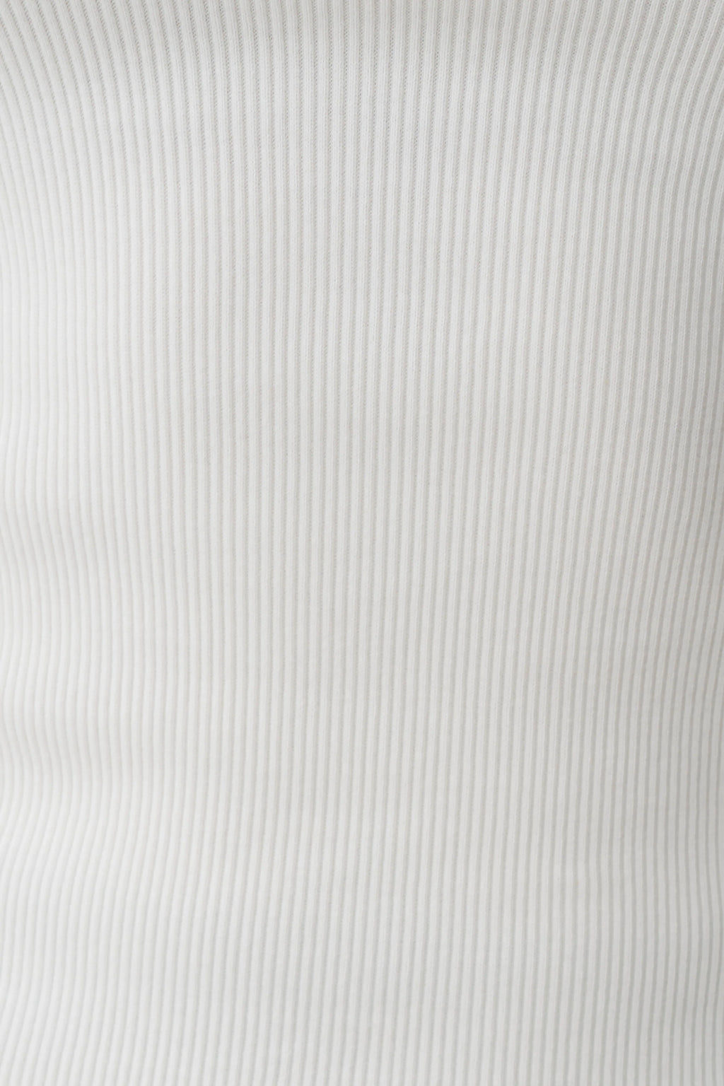 Aisling Ribbed Square Neck Sleeveless Top - Ivory
