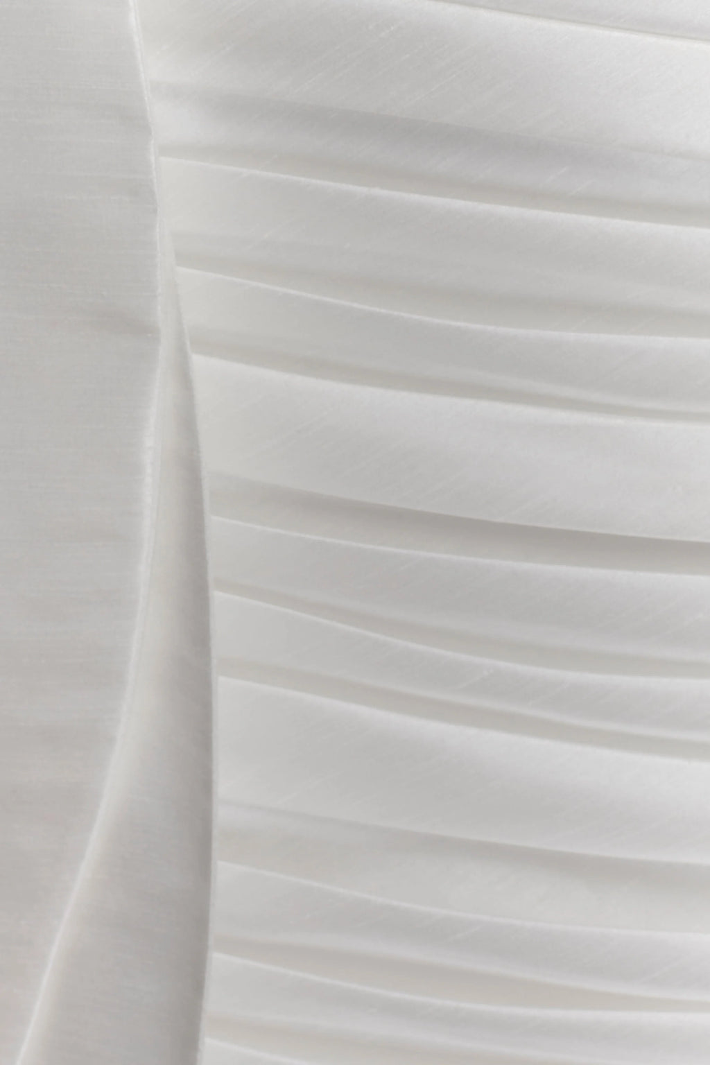 Claudine Taffeta Floral Mini Dress - White