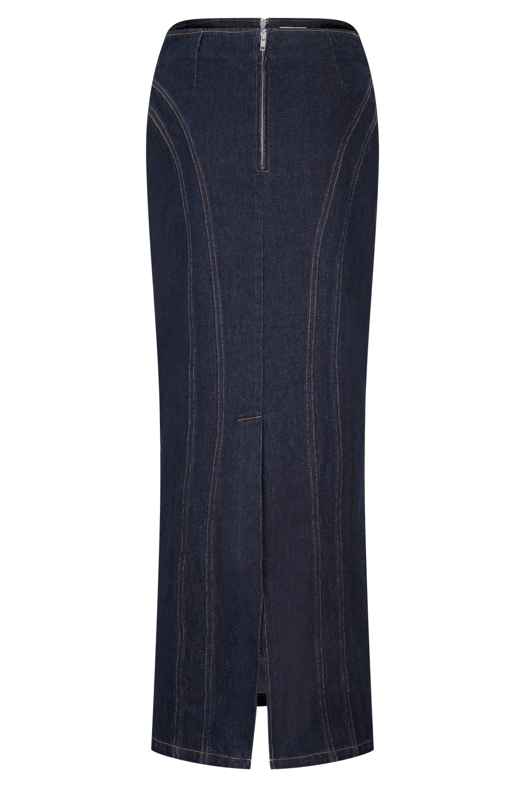 Alma Denim Maxi Skirt - Indigo Blue
