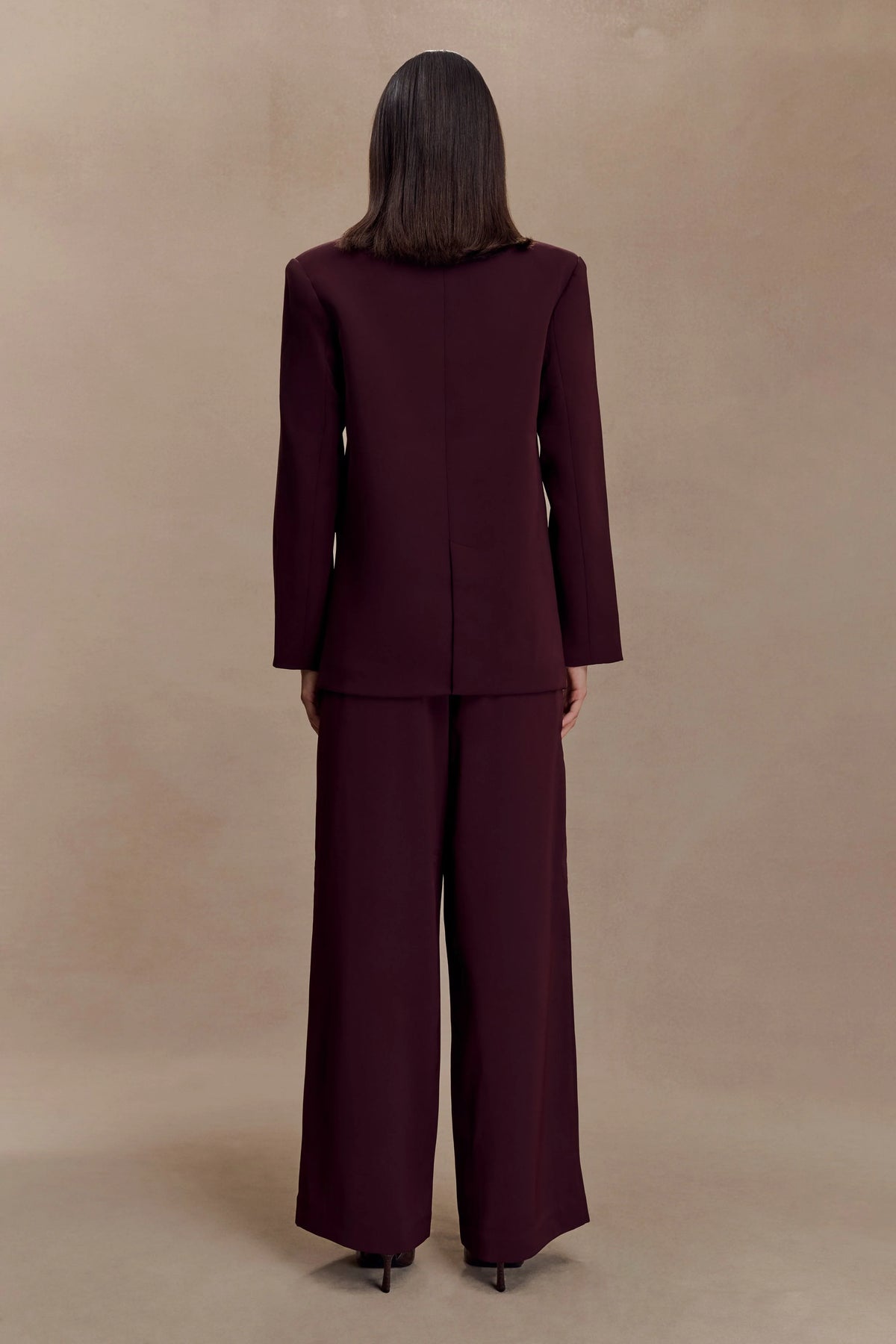 Mateo Oversized Blazer - Mahogany