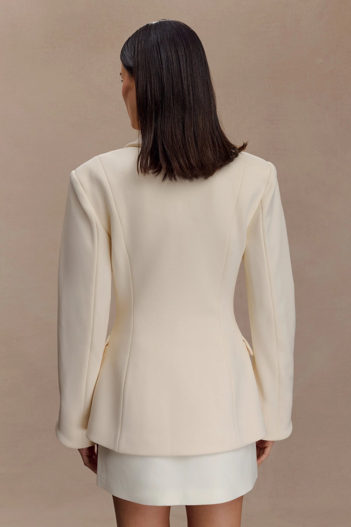 Wesley Structured Blazer - Buttercream