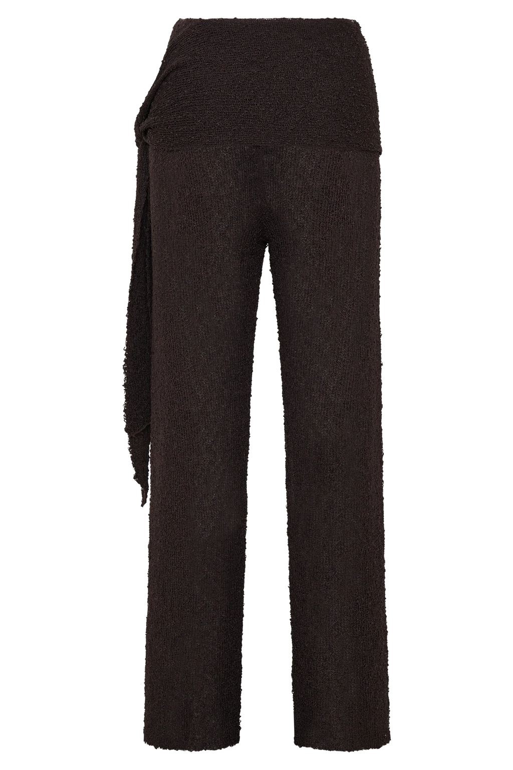 Mattais Boucle Knit Pants - Dark Chocolate