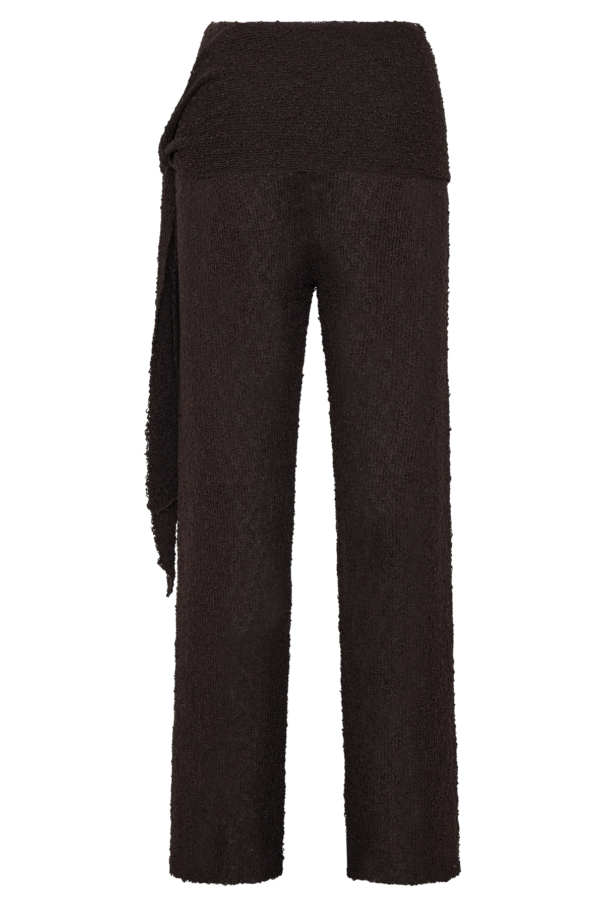 Mattais Boucle Knit Pants - Dark Chocolate