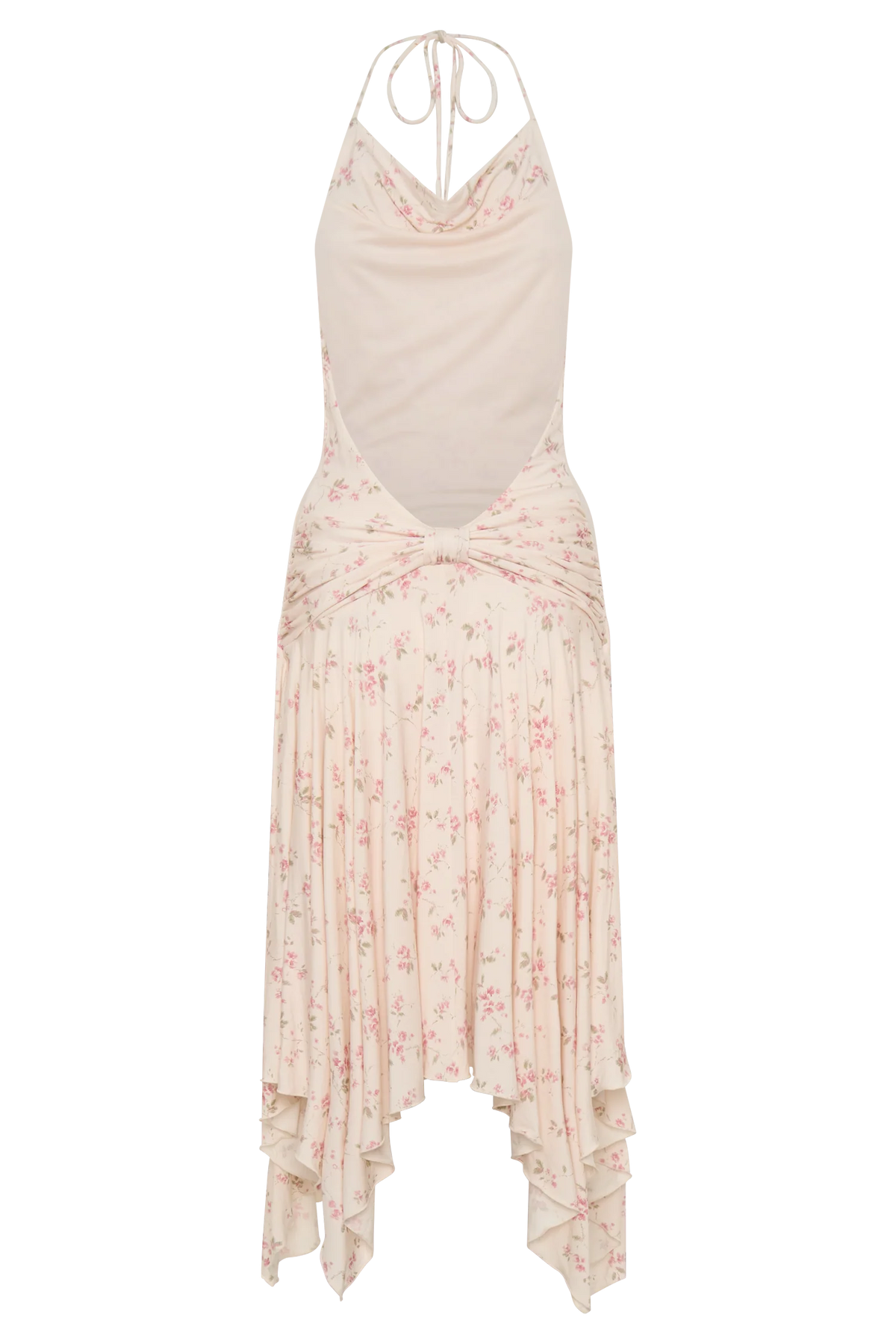 Sylvie Modal Hankie Midi Dress - Floral Ditsy Print