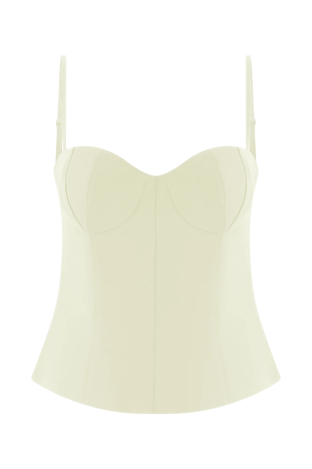 Jaime Spaghetti Strap Suiting Top - Ivory