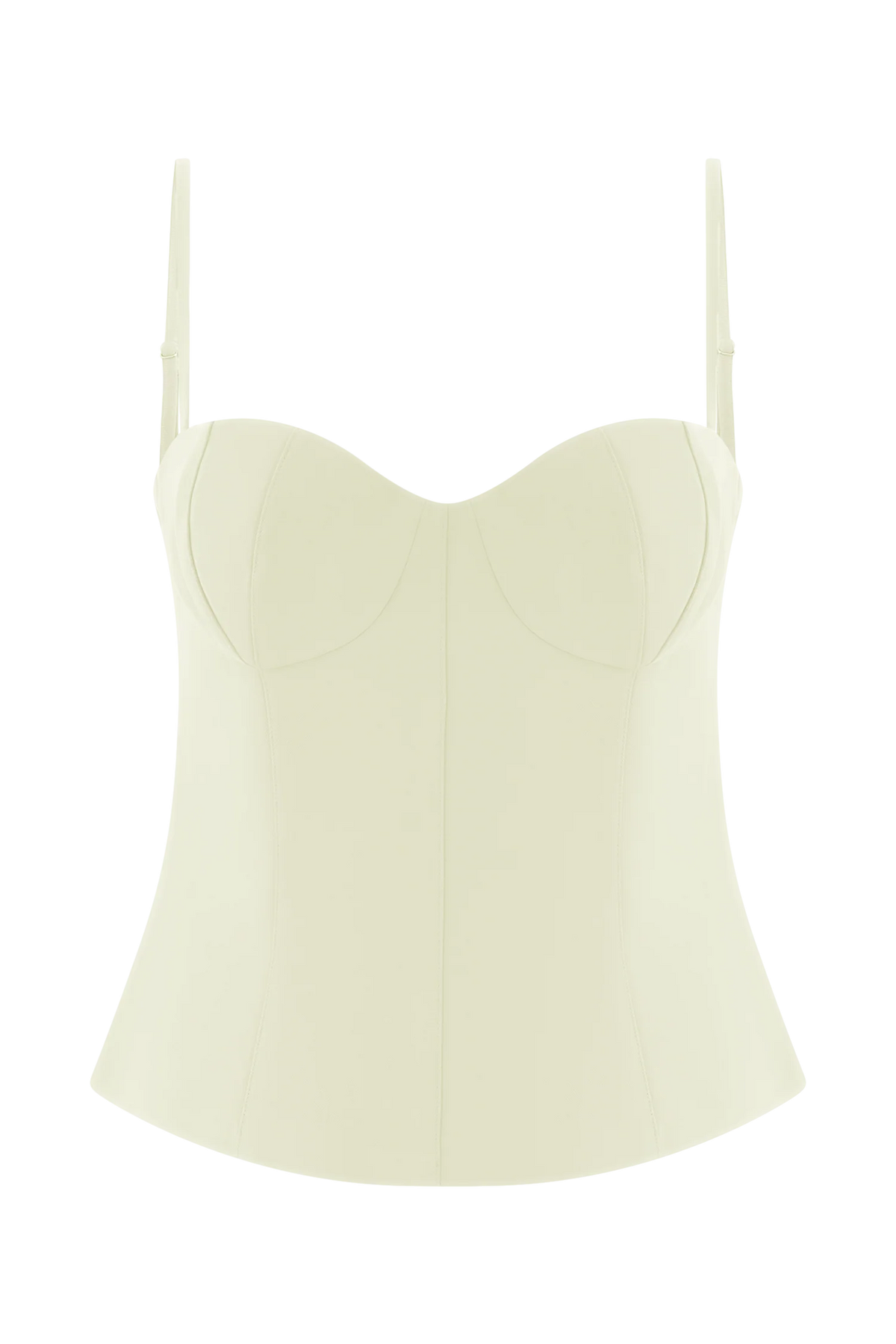 Jaime Spaghetti Strap Suiting Top - Ivory
