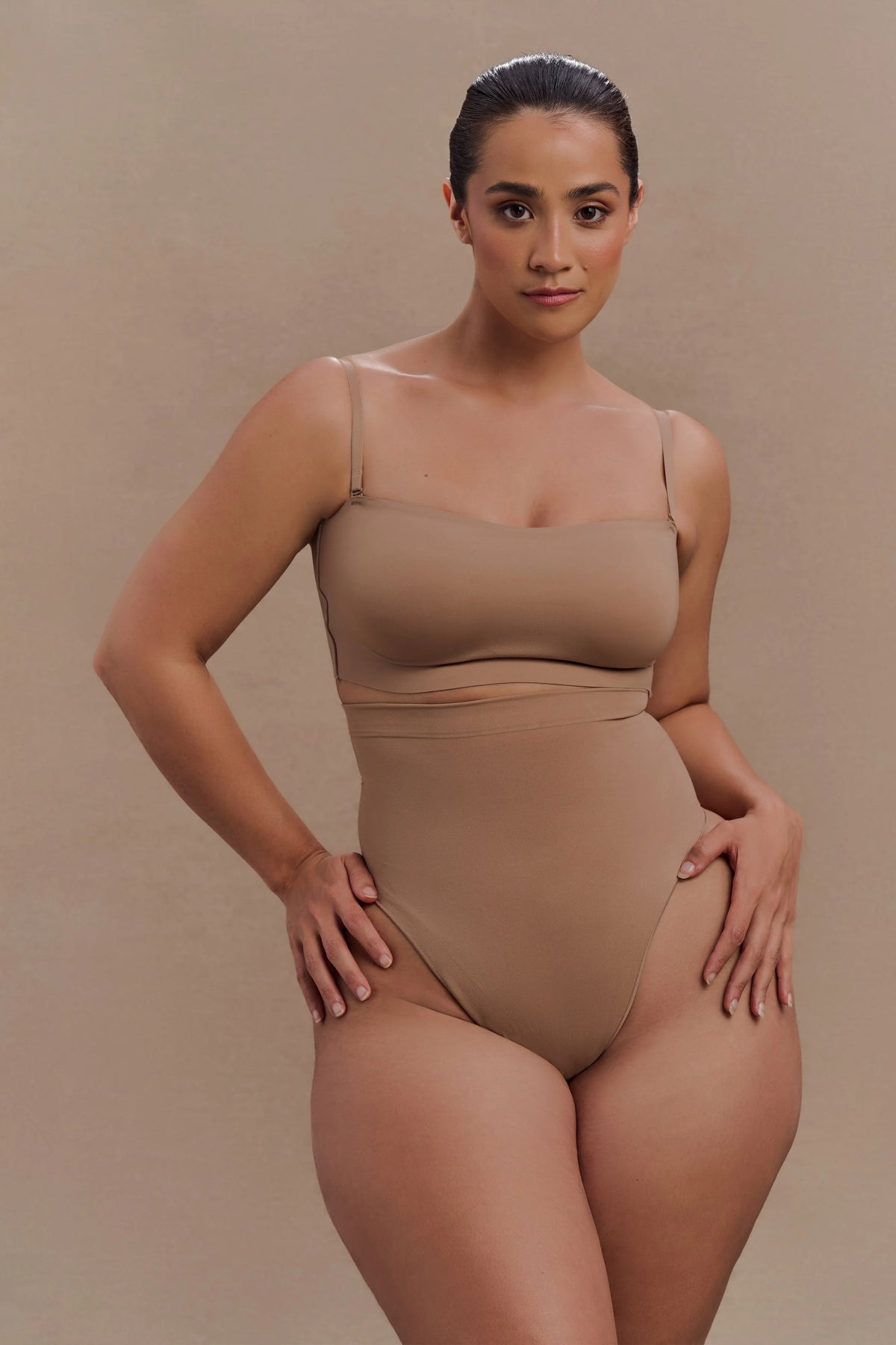 Joanna Strapless Shapewear Bra - Latte