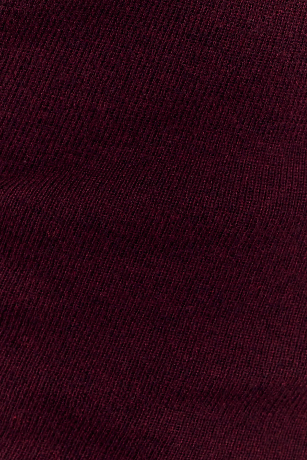 Culver Draped Twist Knit Top - Wine