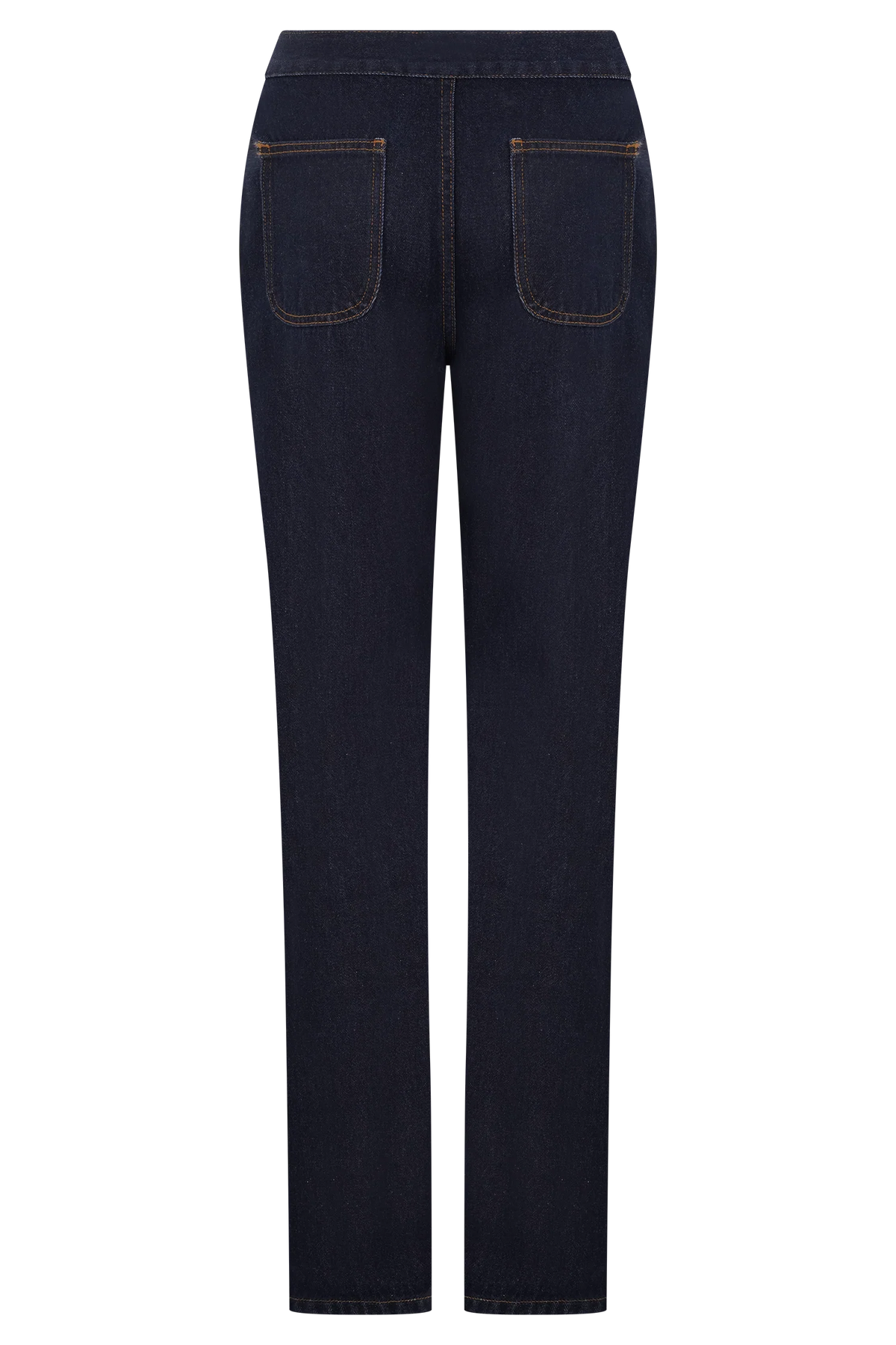 Remington V Front Straight Leg Jeans - Indigo Blue