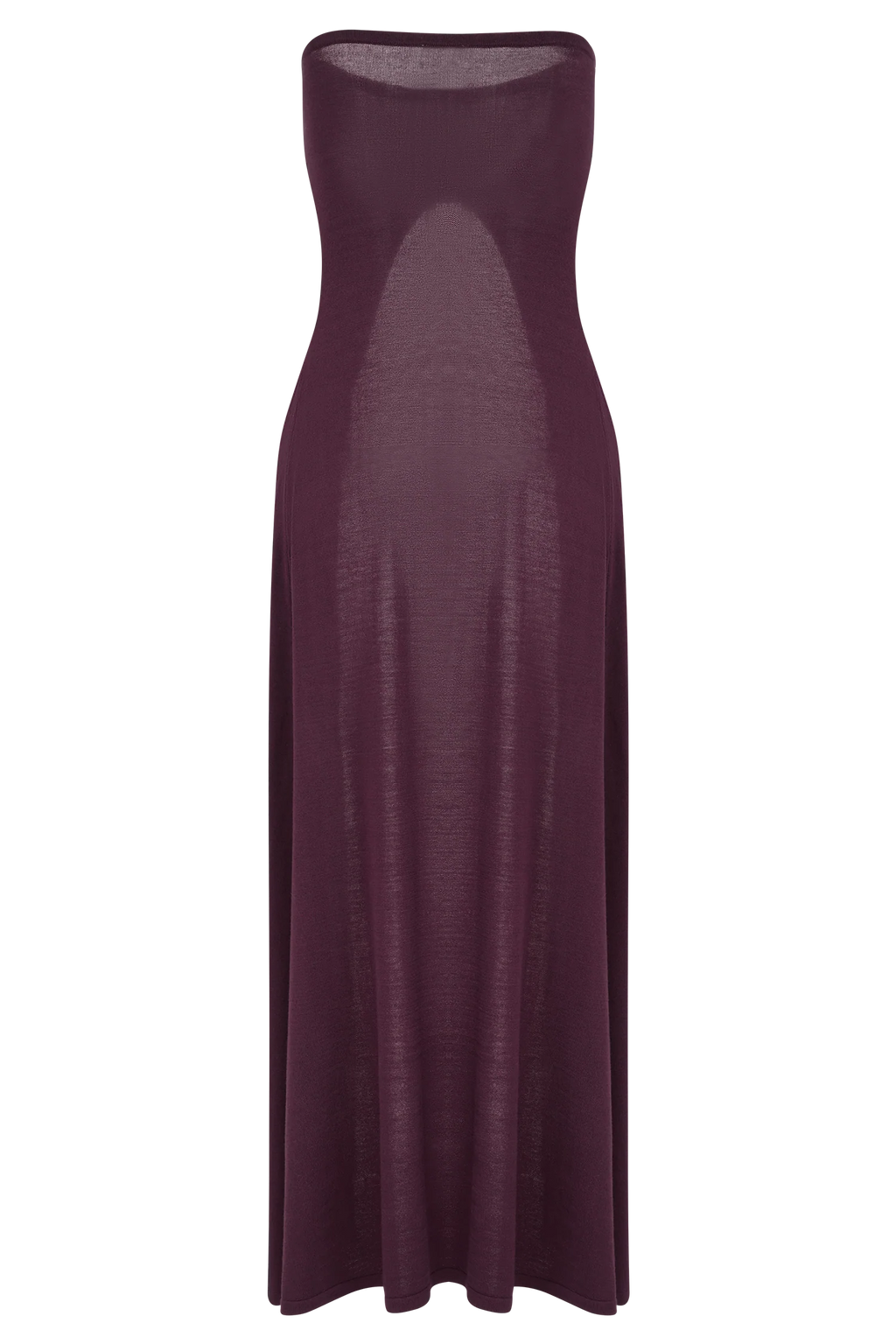 Marimae Long Knit Top - Plum