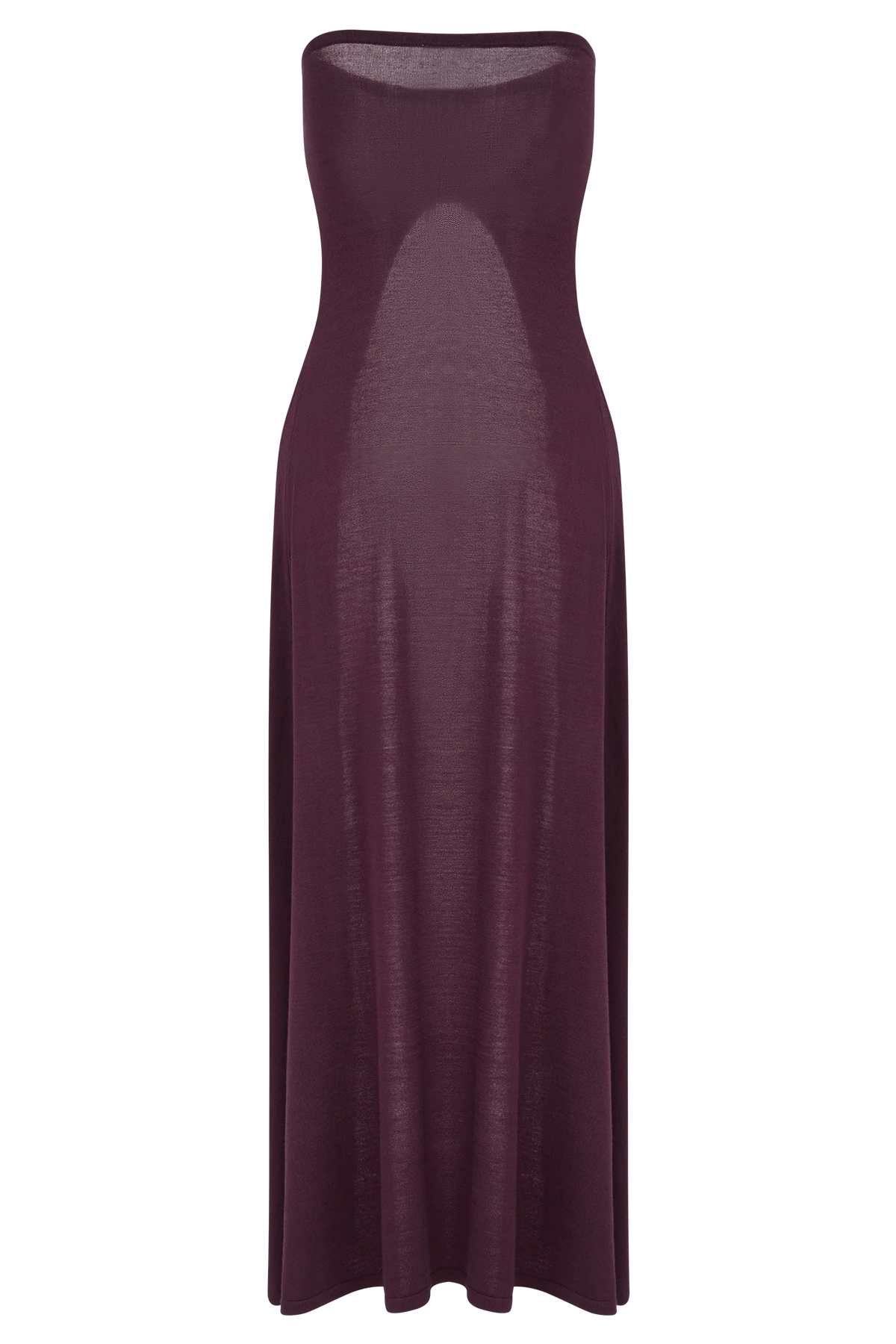 Marimae Long Knit Top - Plum