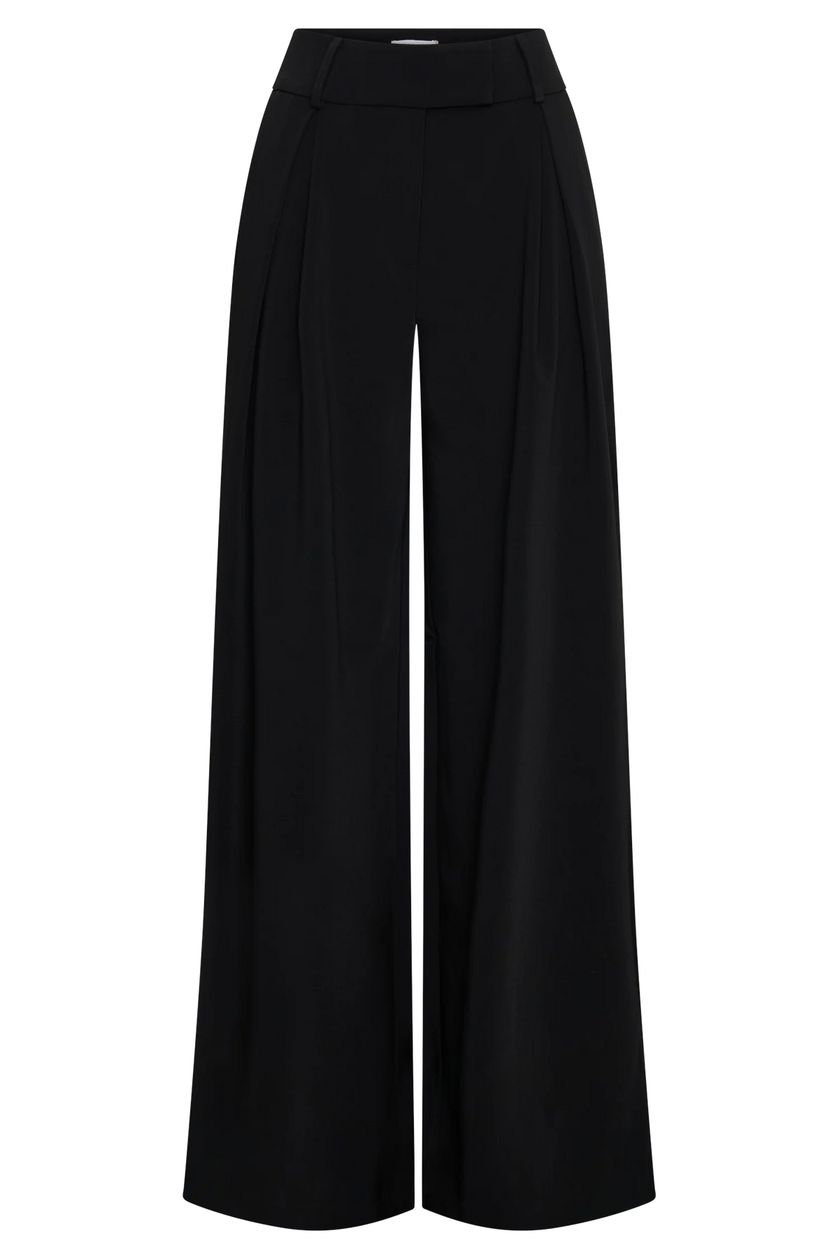 Jacqueline Pleated Wide Leg Pants - Black