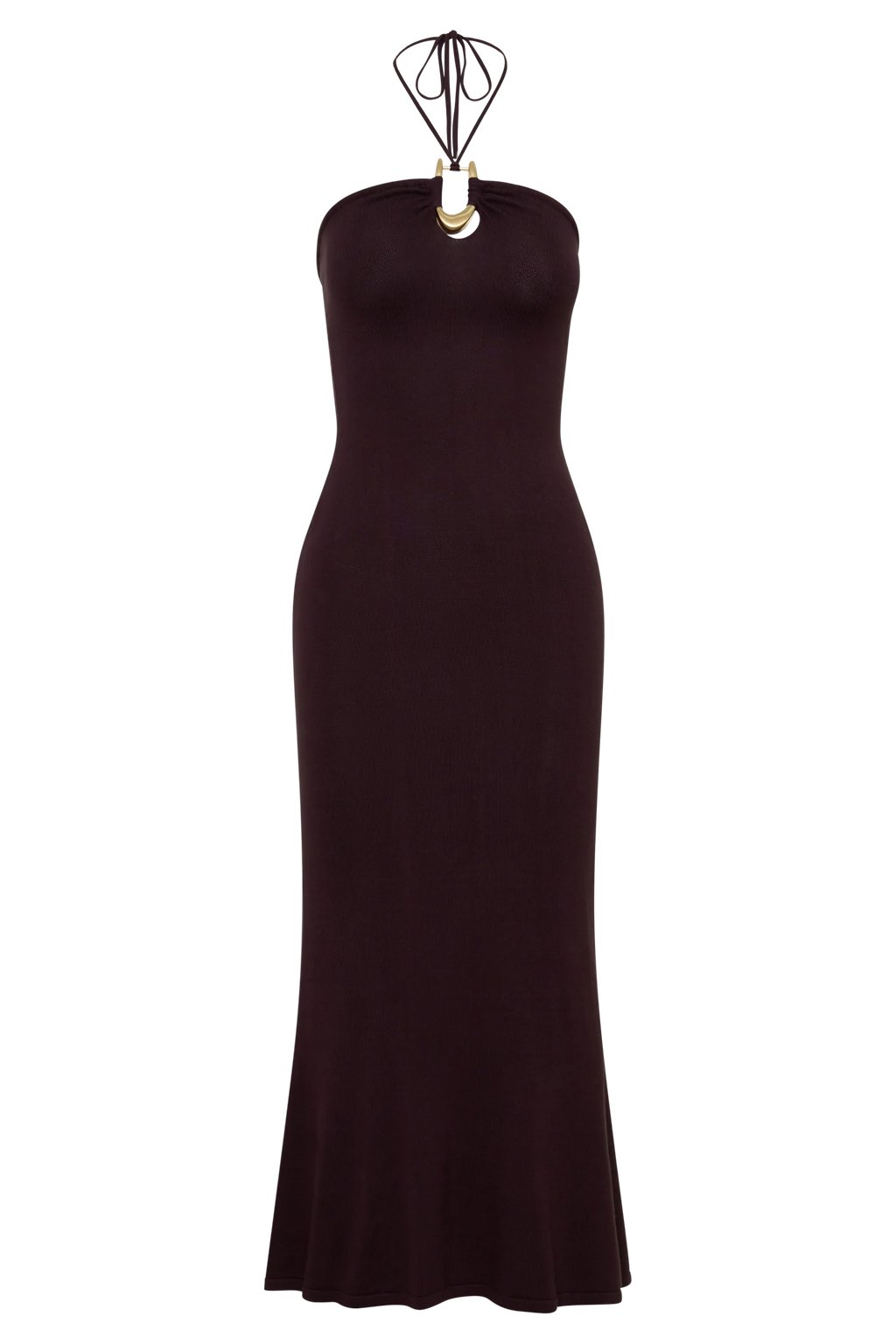 Dimitri Knit Midi Dress - Chocolate
