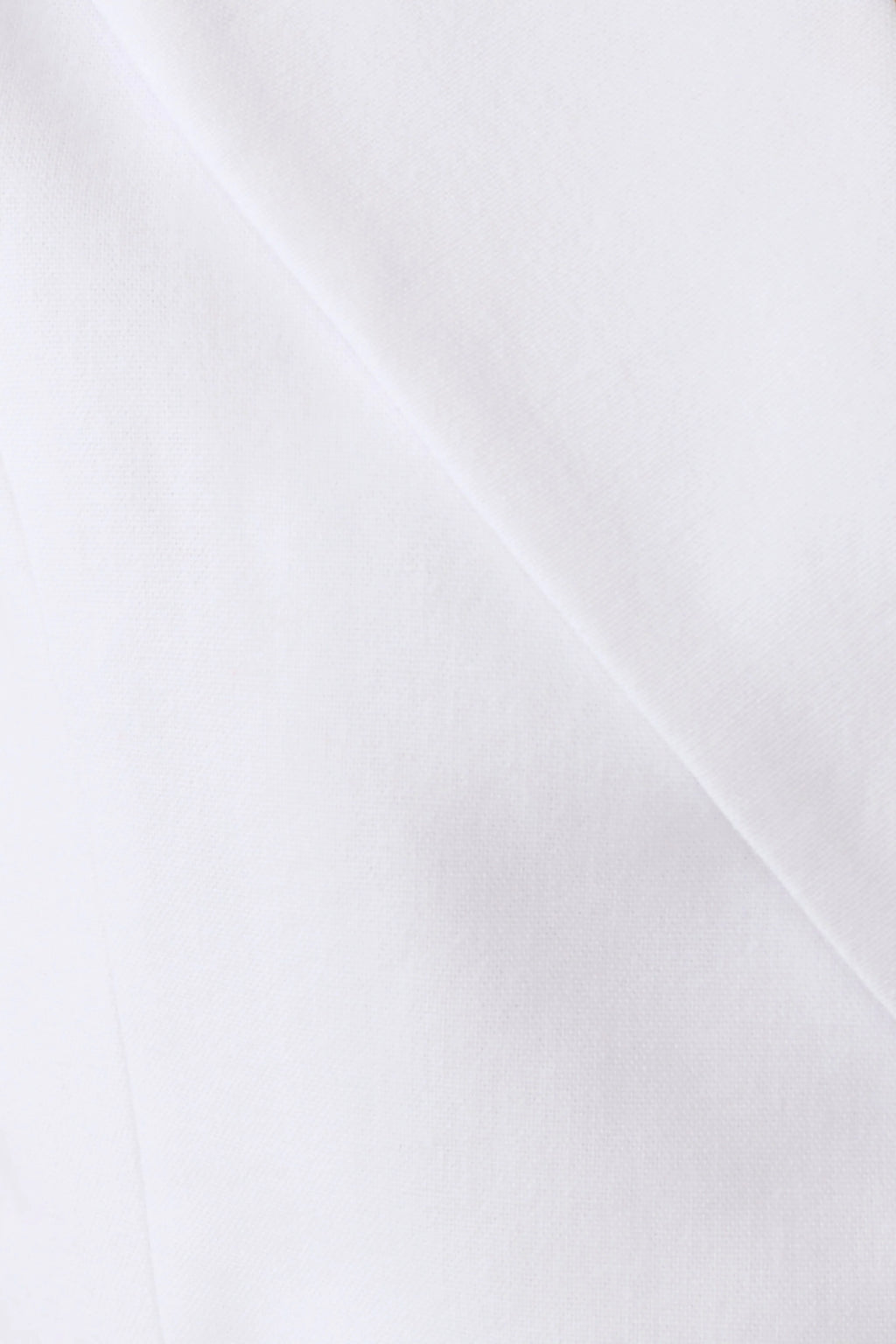 Andina Shortsleeve Linen Top - White