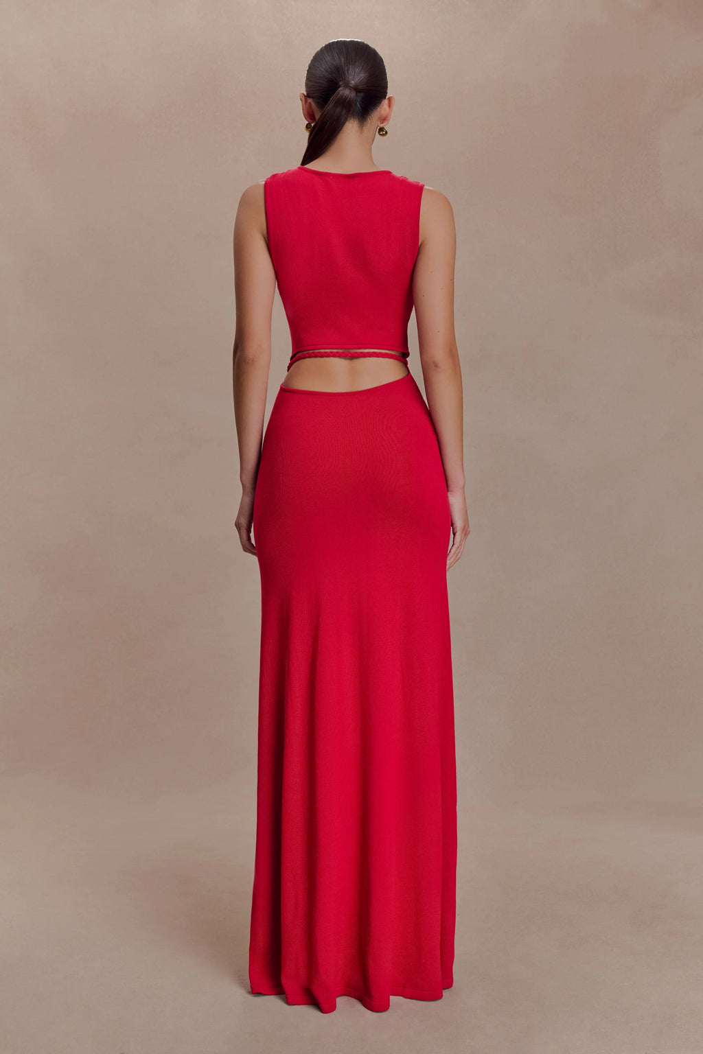 Monay Tulip Maxi Dress - Raspberry