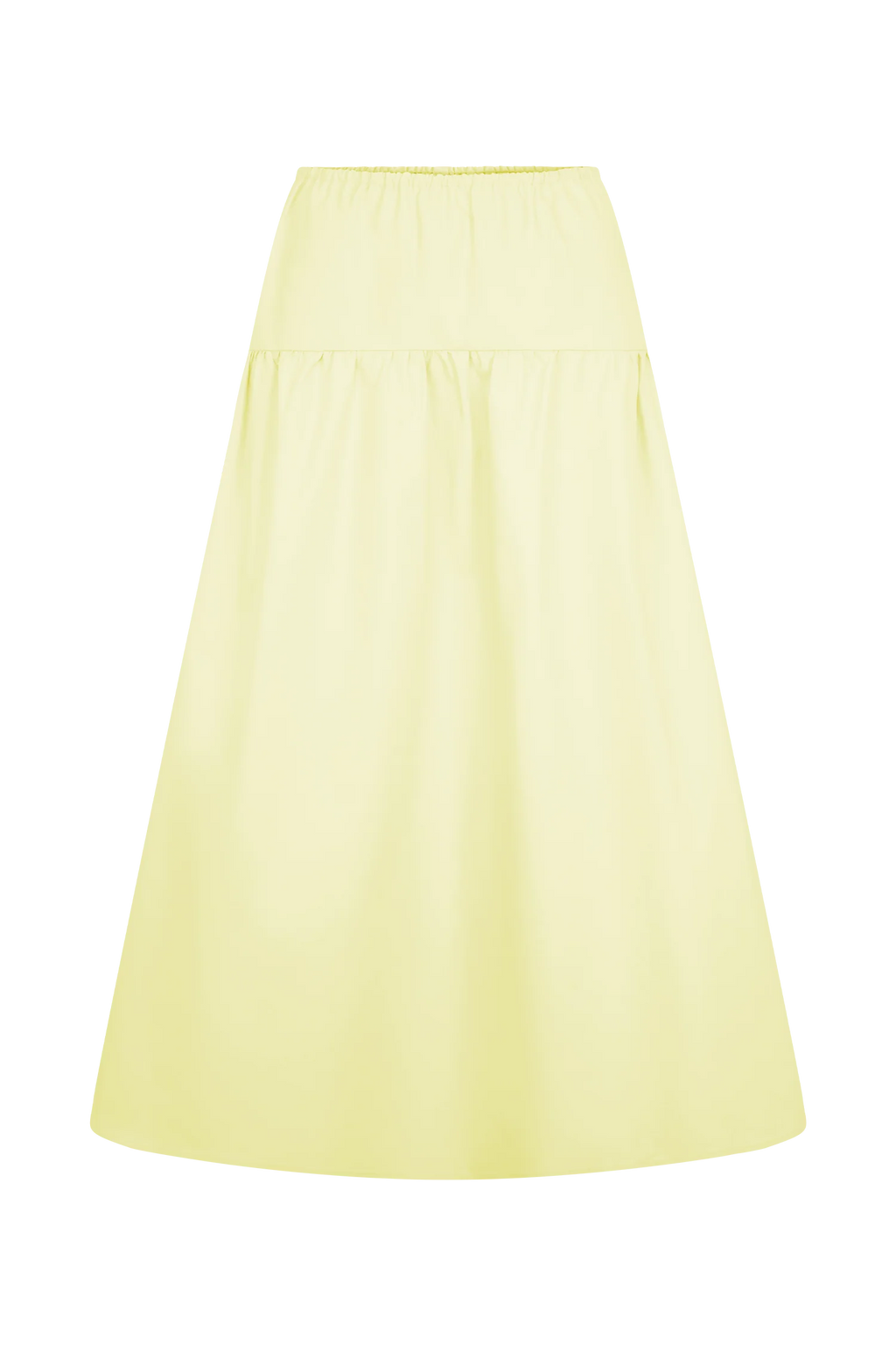 Amirah Midi Skirt - Lemon